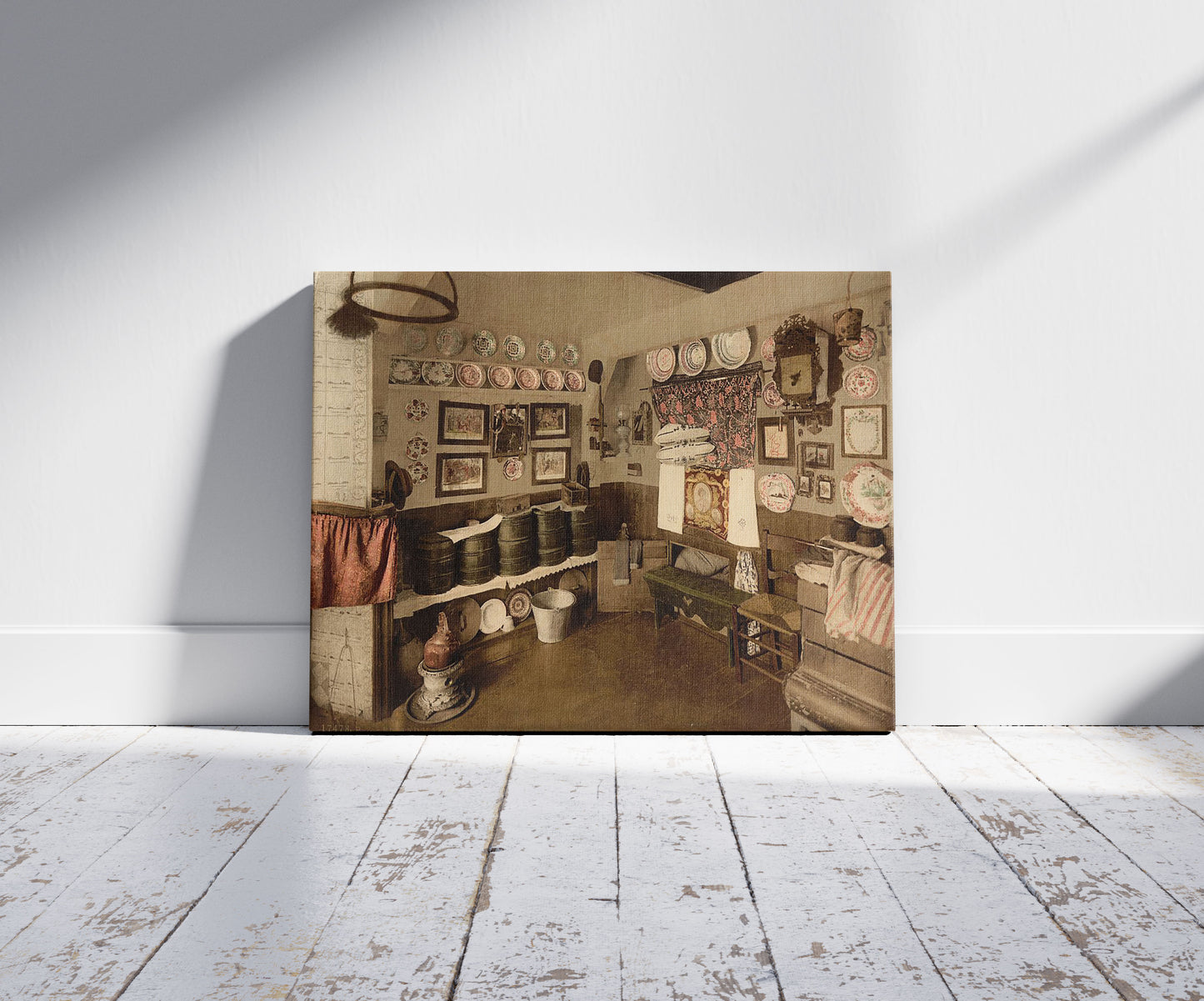 A picture of A house, interior, Marken Island, Holland