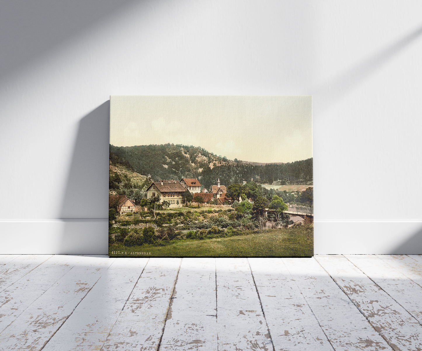 A picture of Altenbrak from the west, Hartz, Germany