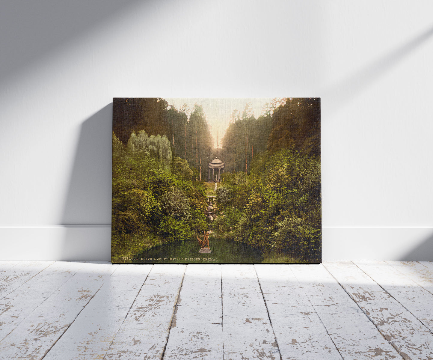 A picture of Amphitheatre and Soldiers' Monument, Cleves, Westphalia, Germany