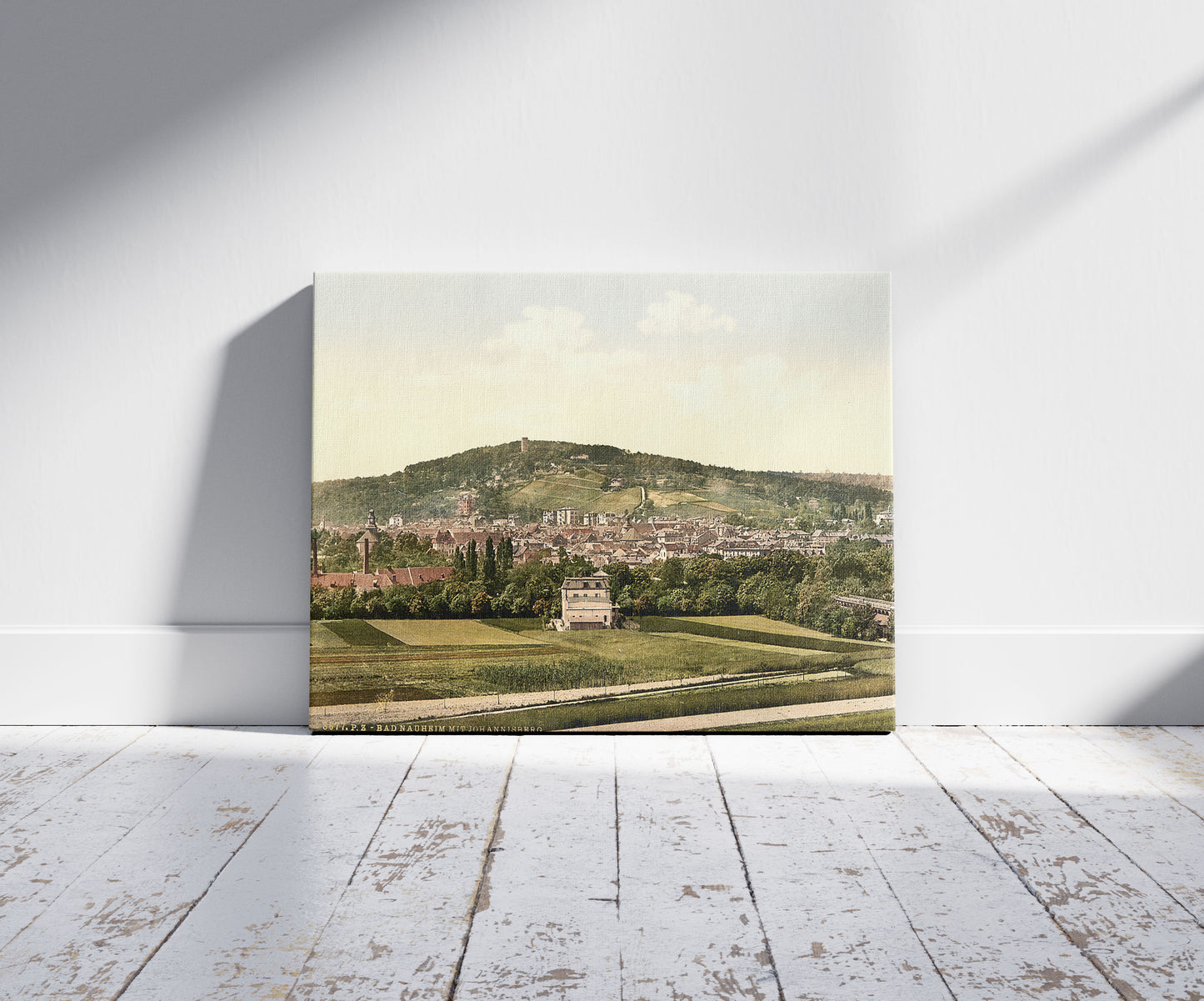 A picture of Bad Neuheim (i.e. Bad Nauheim), and Johannisberg, Hesse-Nassau, Germany