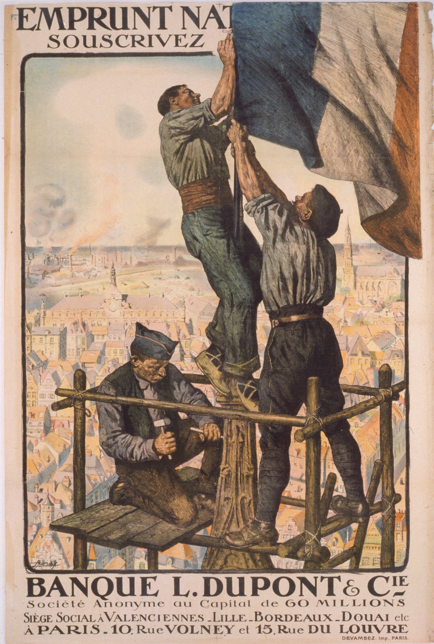 A picture of Banque L. Dupont & Cie. Emprunt Natioanl souscrivez