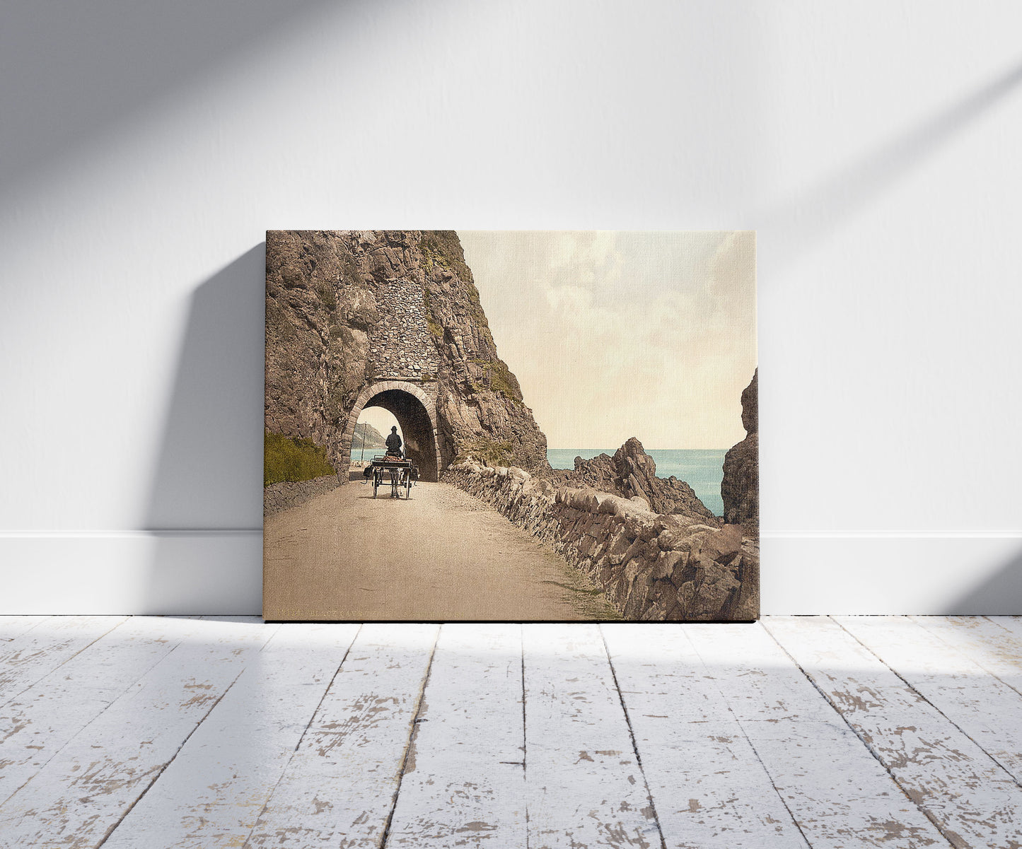 A picture of Black Cave Tunnel. County Antrim, Ireland