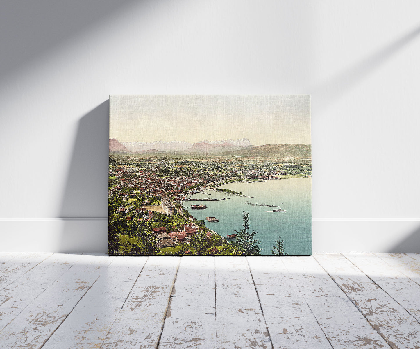 A picture of Bregenz from "Haggen", Tyrol, Austro-Hungary