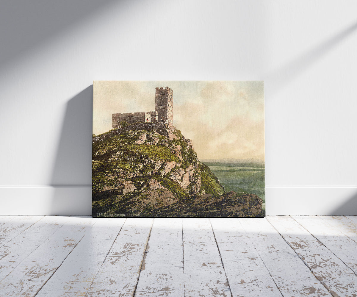 A picture of Brentor, Dartmoor, England