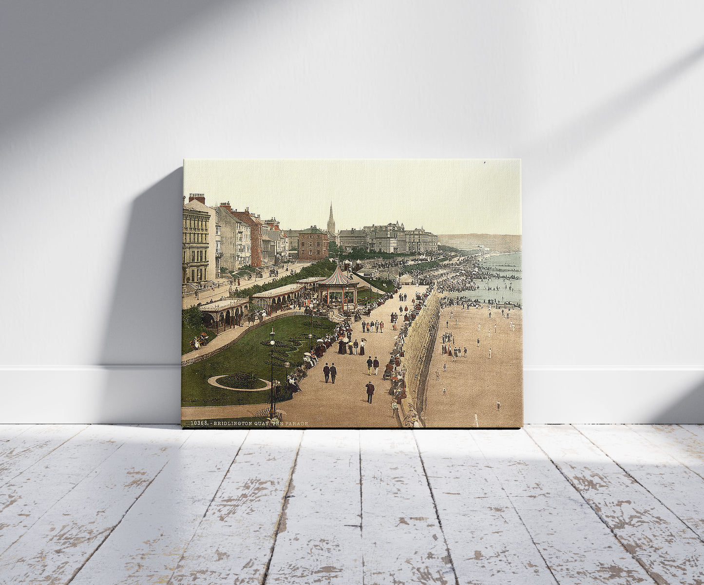 A picture of Bridlington, the parade (i.e., promenade), Yorkshire, England