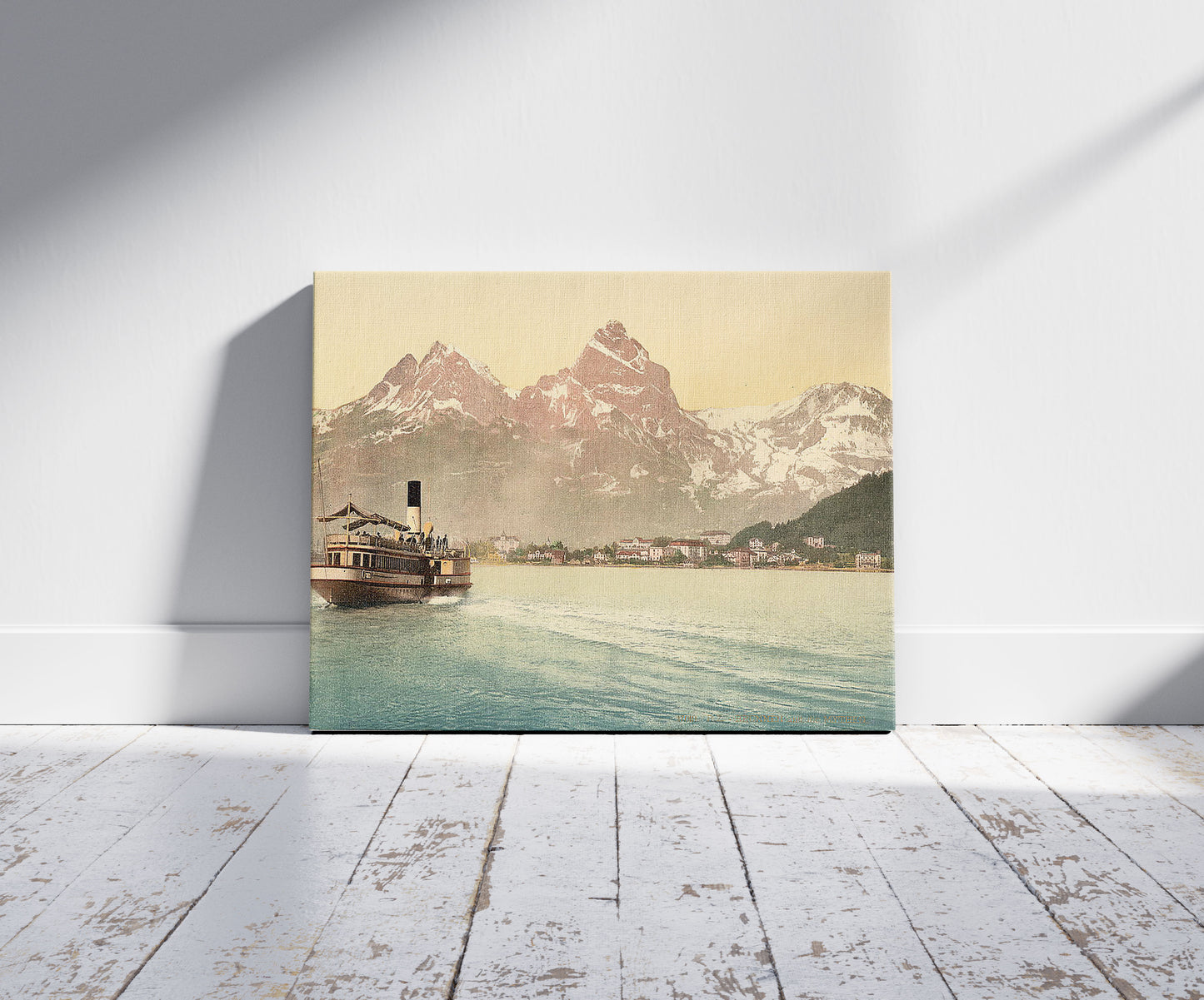 A picture of Brunnen and the Mythen, Lake Lucerne, Switzerland