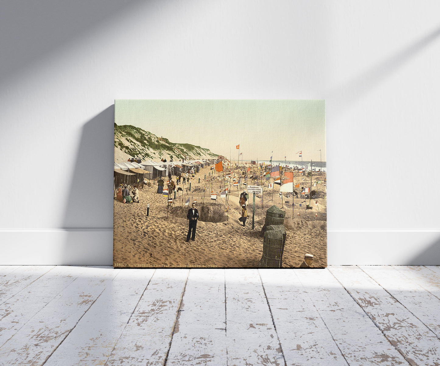 A picture of Building sand castles, Westerland, Sylt, Schleswig-Holstein, Germany