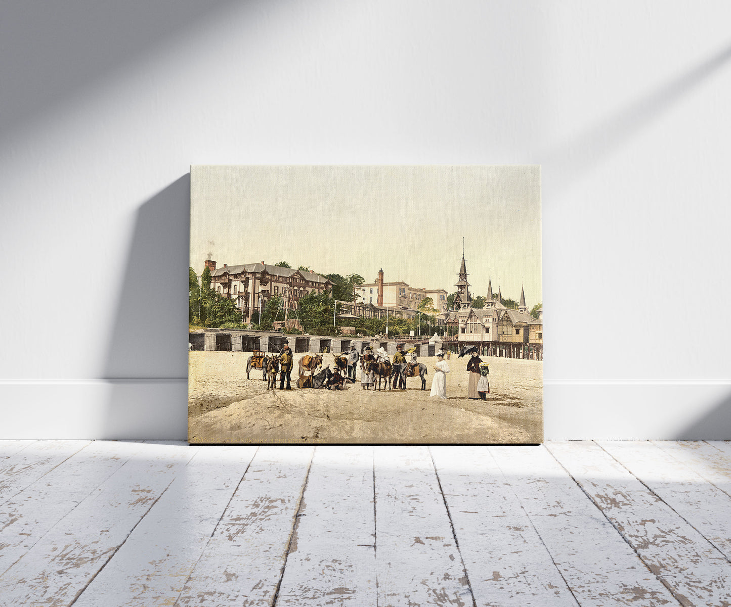 A picture of Casino and pier, Heringsdorf (i.e., Seebad Heringsdorf), Pomerania, Germany