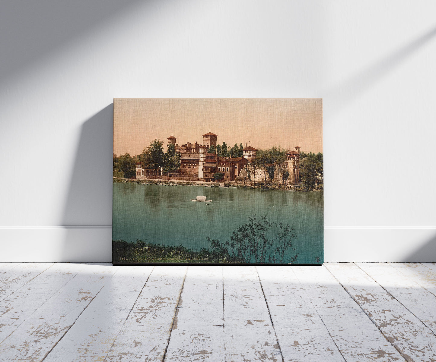 A picture of Castle and mediaeval market town, Turin, Italy