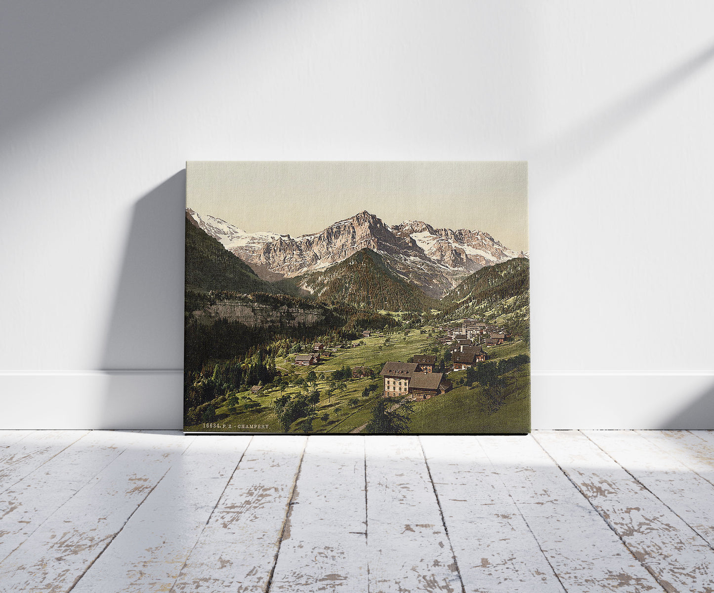 A picture of Champéry, general view, Valais, Alps of, Switzerland