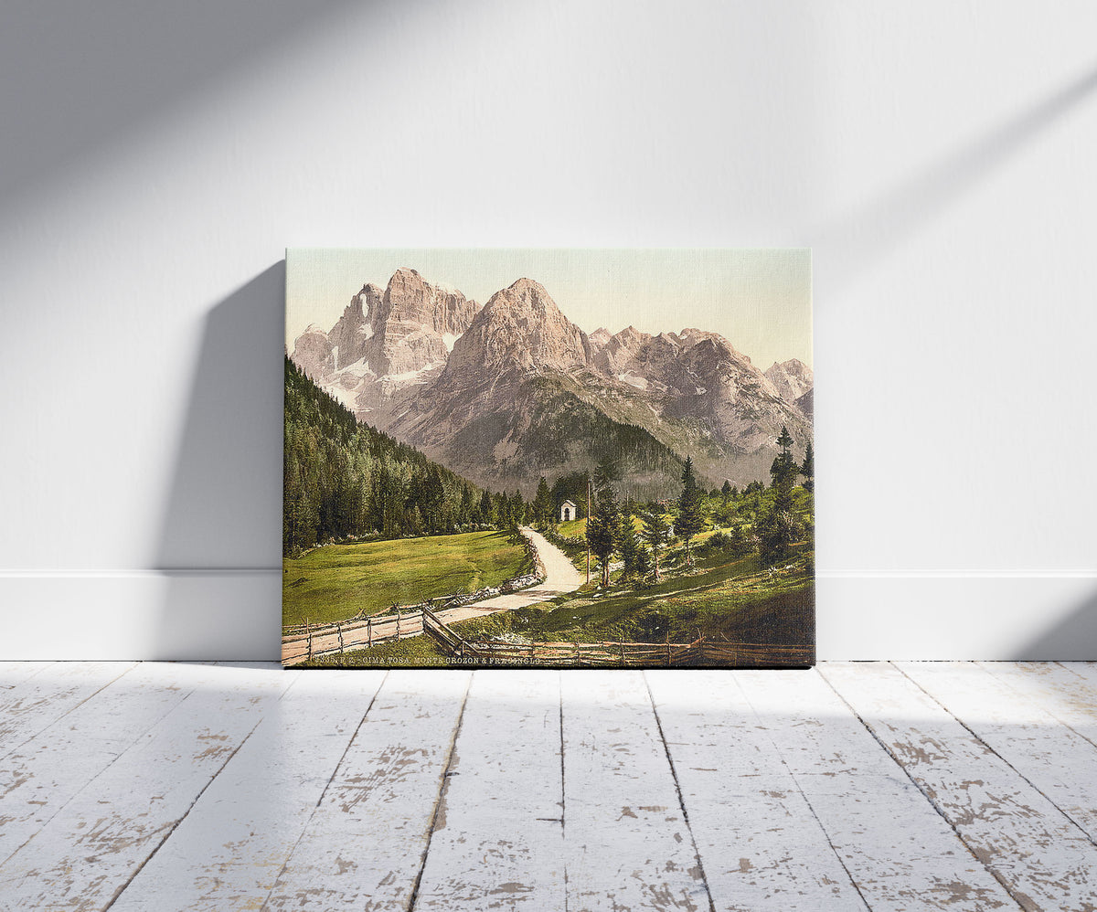 A picture of Cima Tosa, Monet Crozon and Fracinglo, Tyrol, Austro-Hungary
