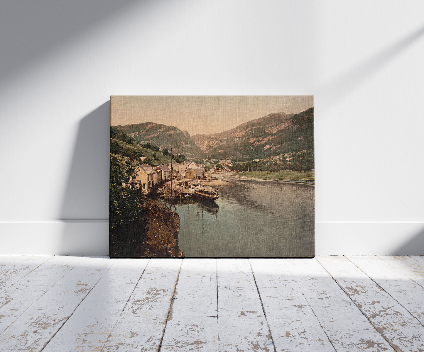 A picture of Eide Hardanger from the south, Hardanger Fjord, Norway