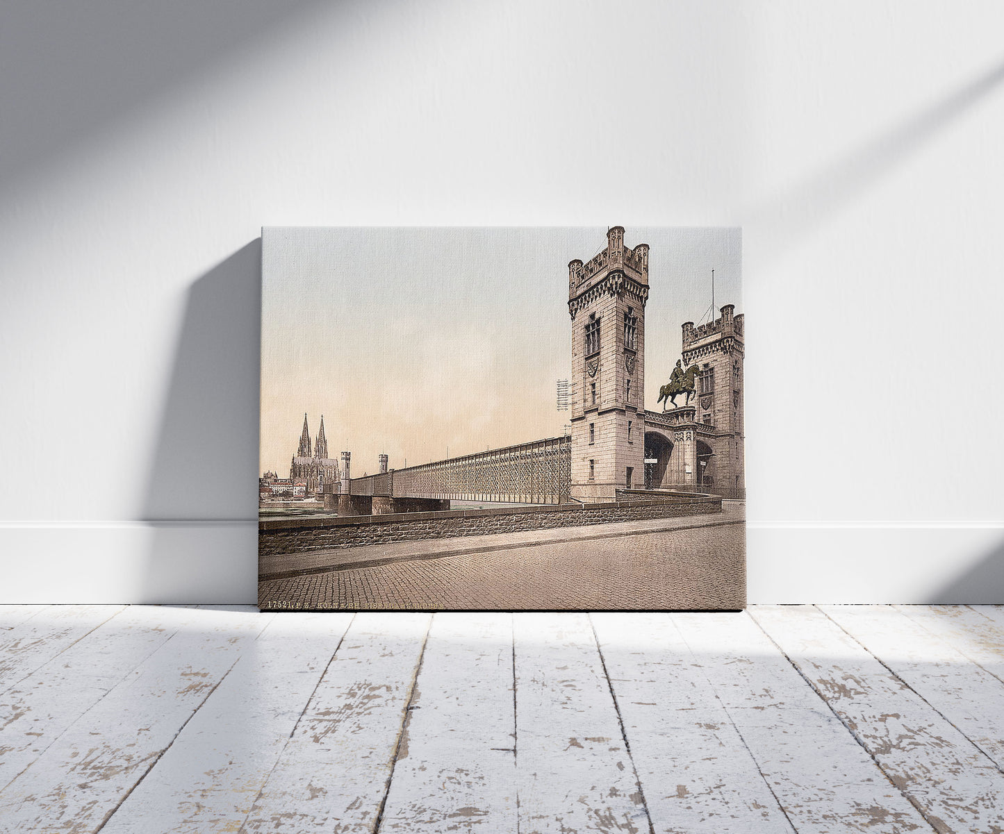 A picture of Eisenbahn Bridge, Cologne, the Rhine, Germany