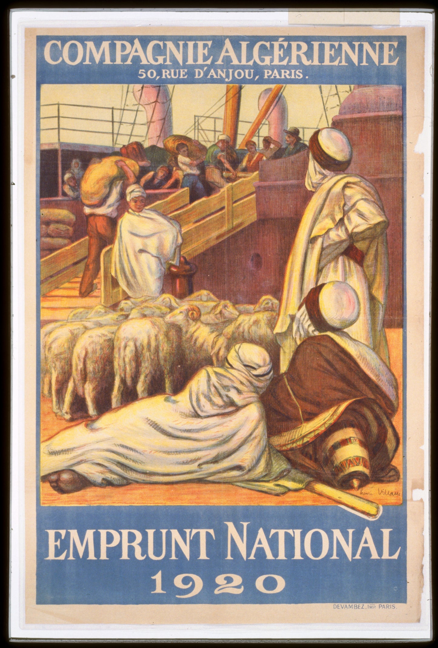 A picture of Emprunt National 1920 - Compagnie Algérienne