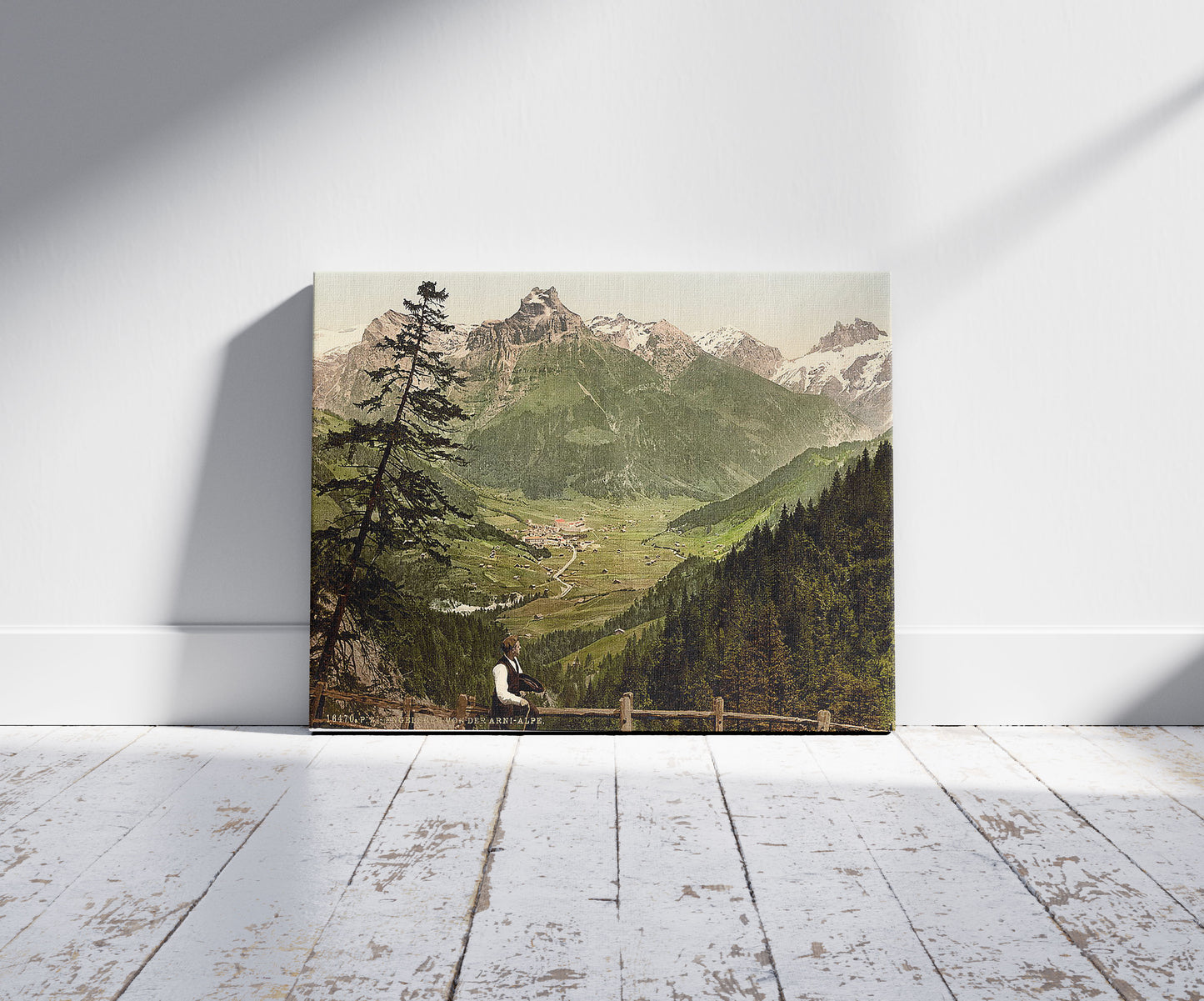 A picture of Engelberg Valley, from the Arni Alps, Unterwald, Switzerland