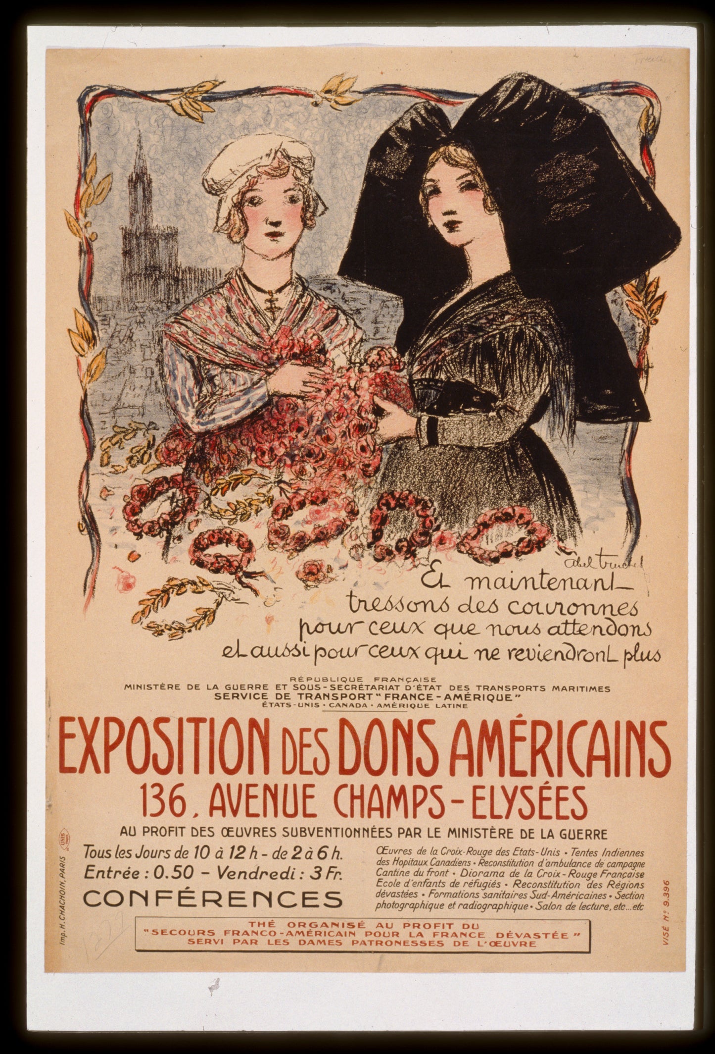 A picture of Exposition des dons américains . . .
