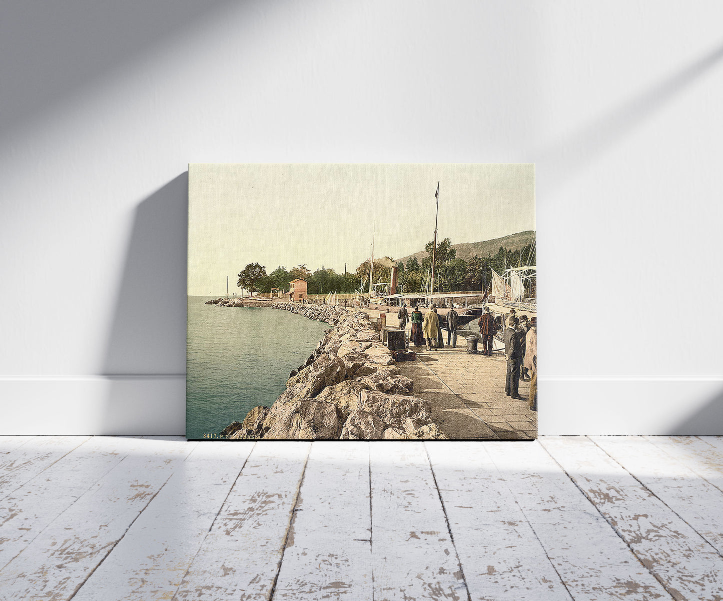 A picture of Fiume, the Mole, (i.e, Molo), Croatia, Austro-Hungary