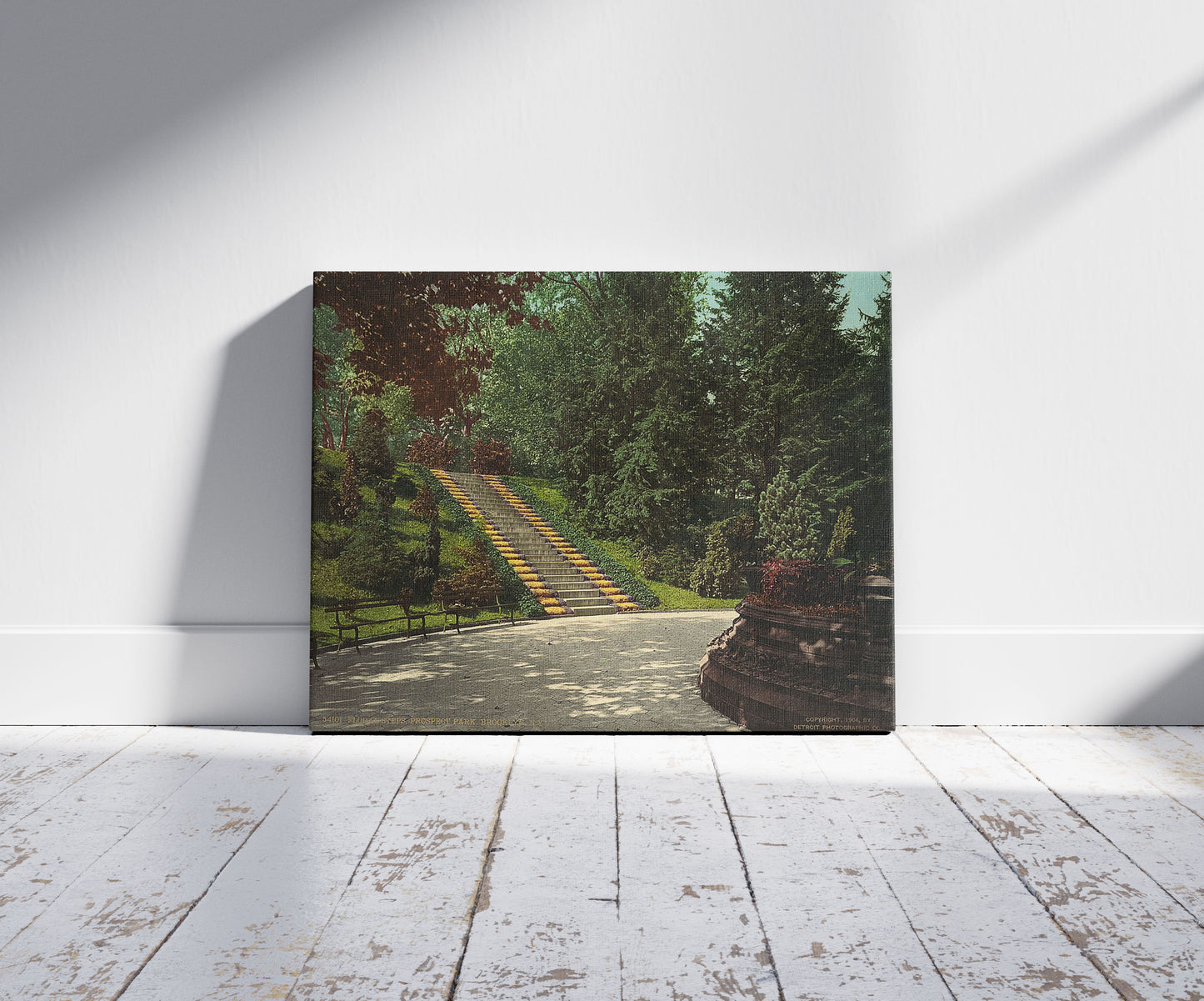 A picture of Floral steps, Prospect Park, Brooklyn, N.Y.