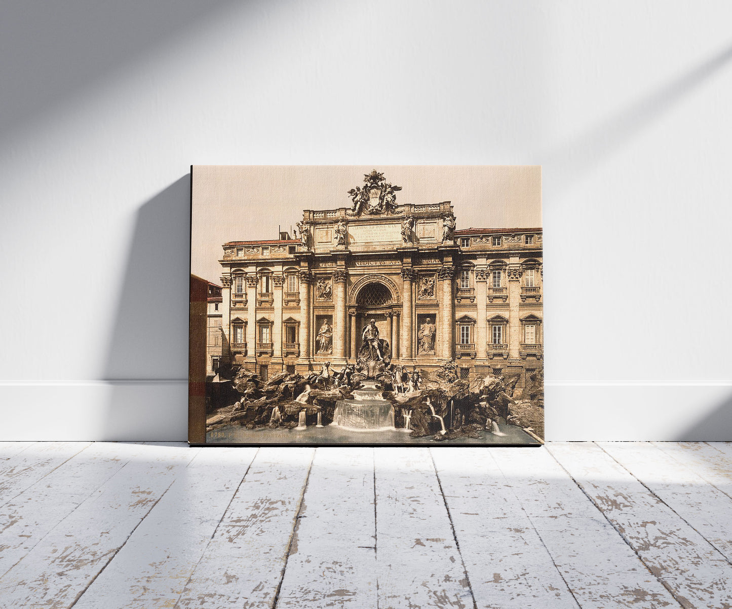A picture of Fountain of Trevi, Rome, Italy
