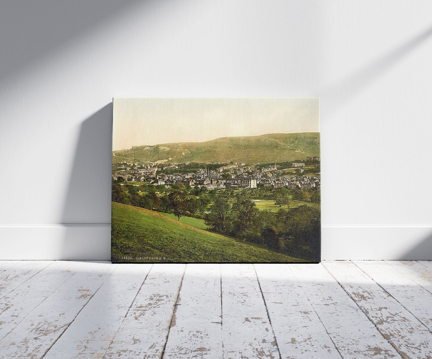 A picture of From northwest, Ilkley, England