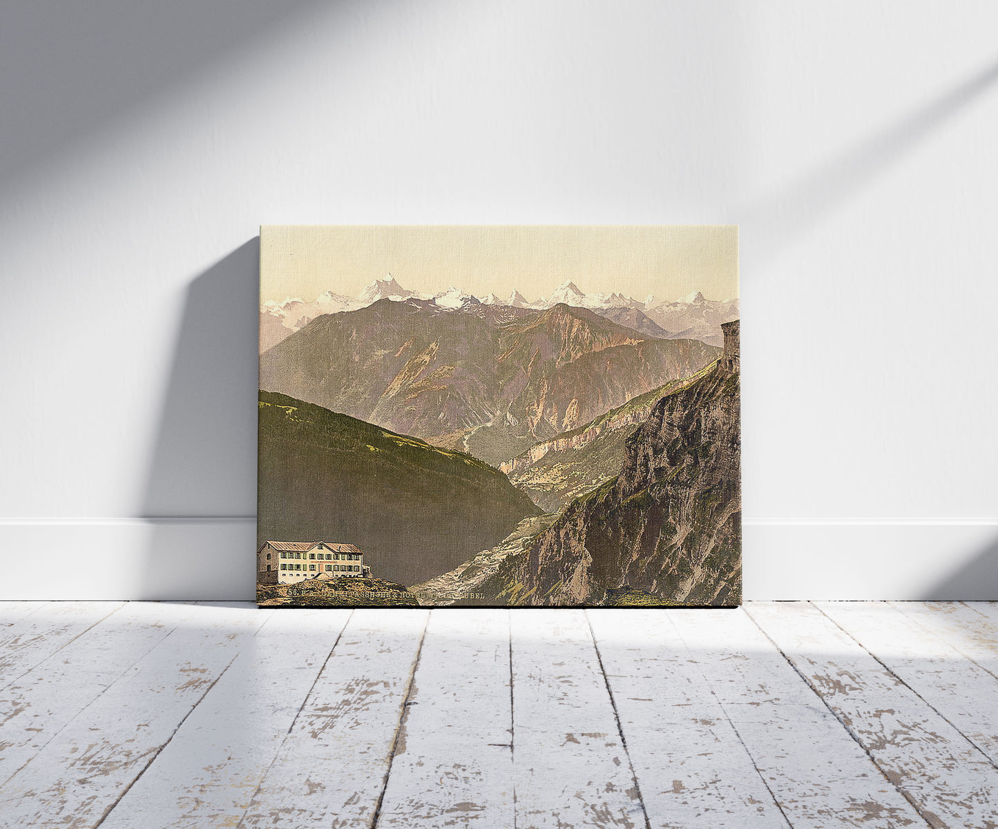 A picture of Gemmi Pass and Hotel Wildstrubel, Bernese Oberland, Switzerland