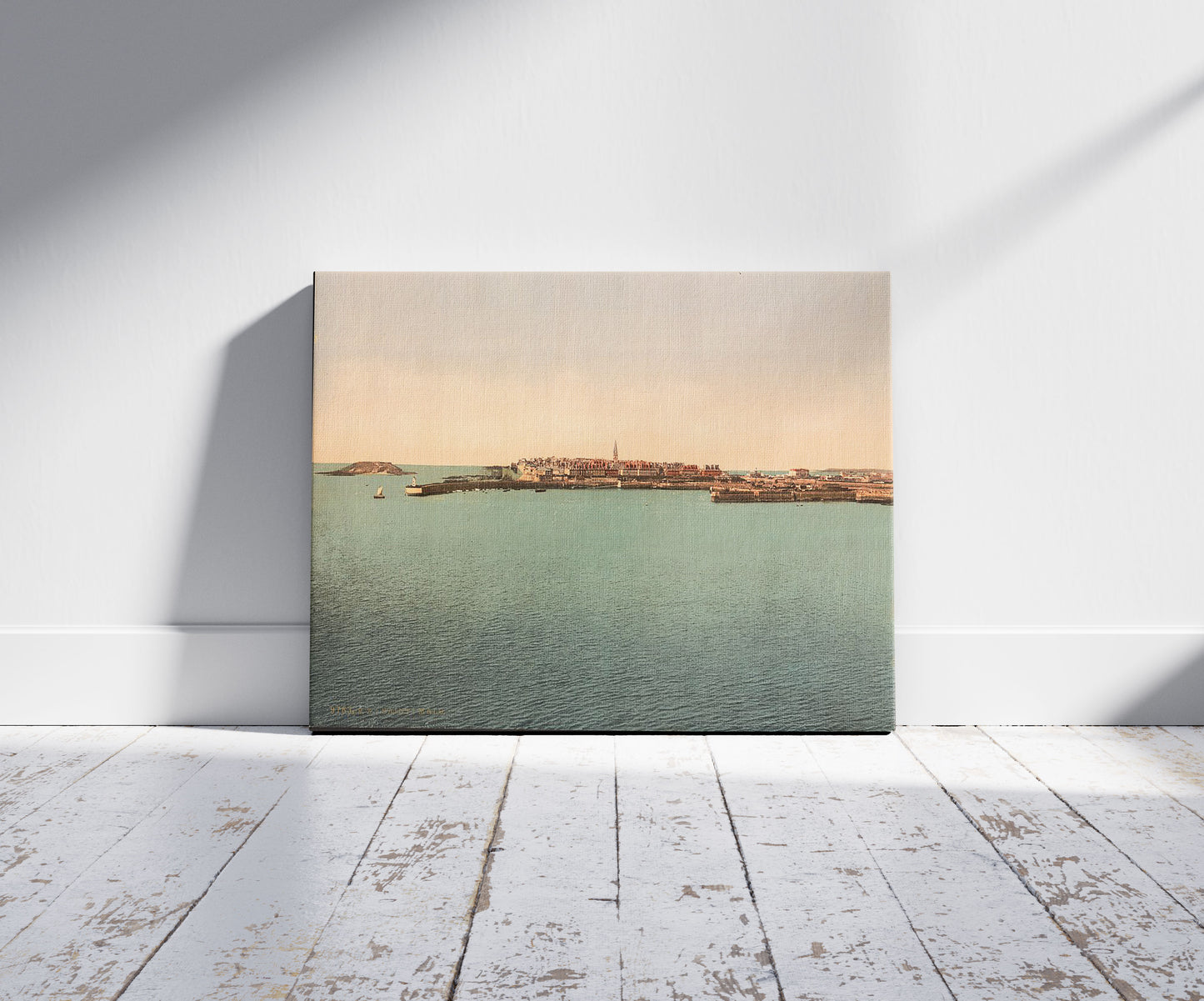 A picture of General view from the fort, St. Malo, France