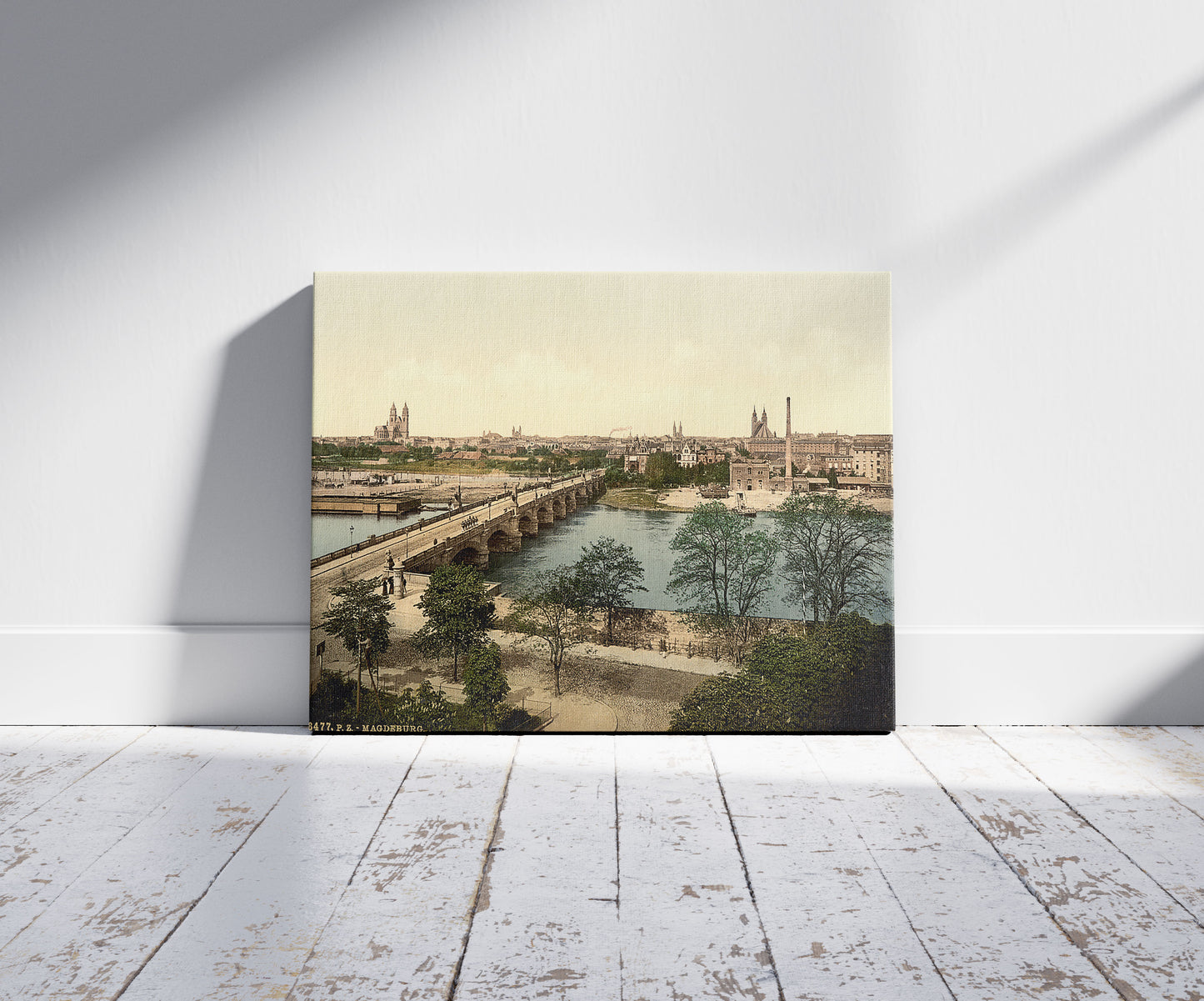 A picture of General view, Madgeburg i.e. Magdeburg, German Saxony, Germany