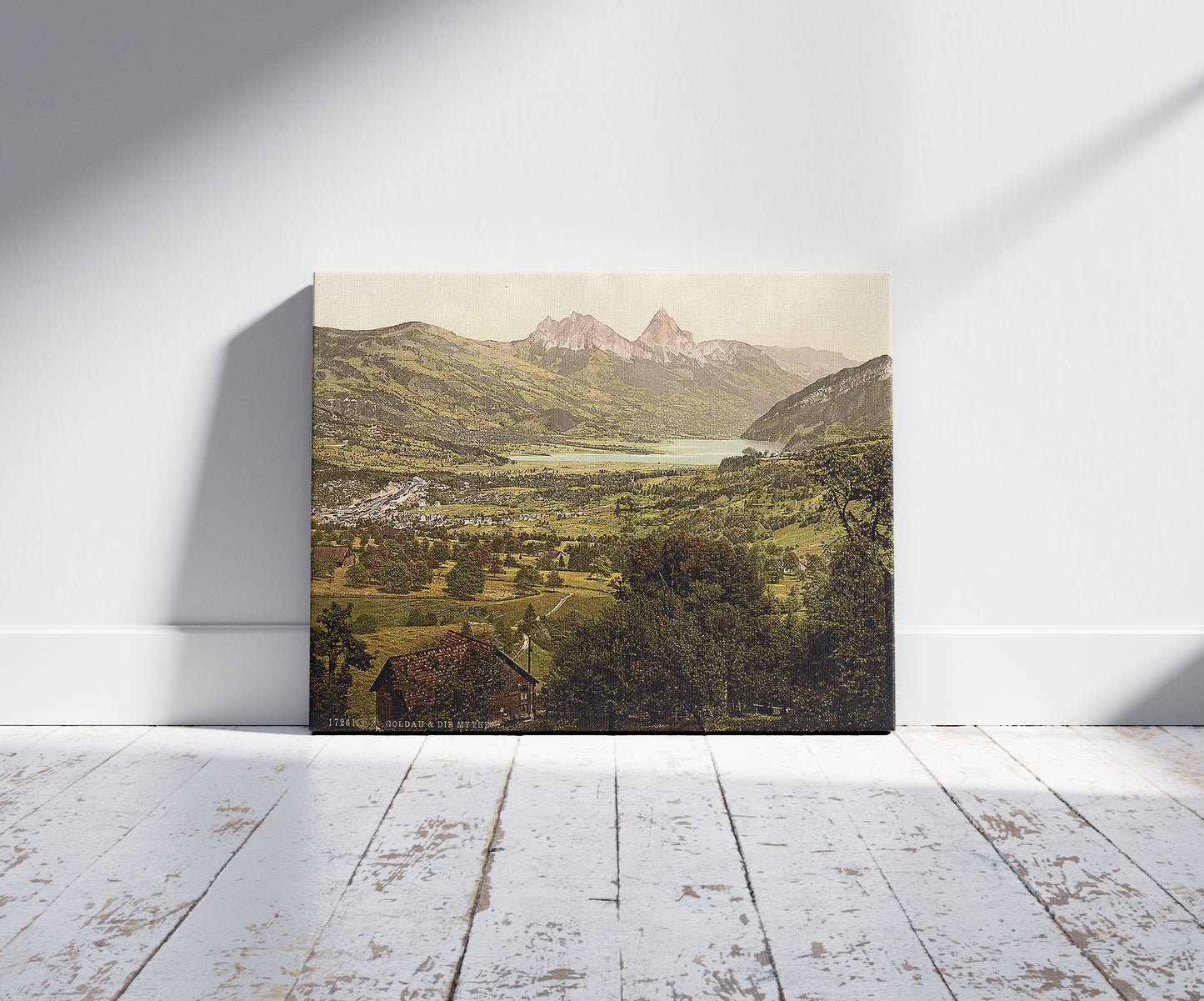 A picture of Goldau, with Mythen, Lake Lucerne, Switzerland