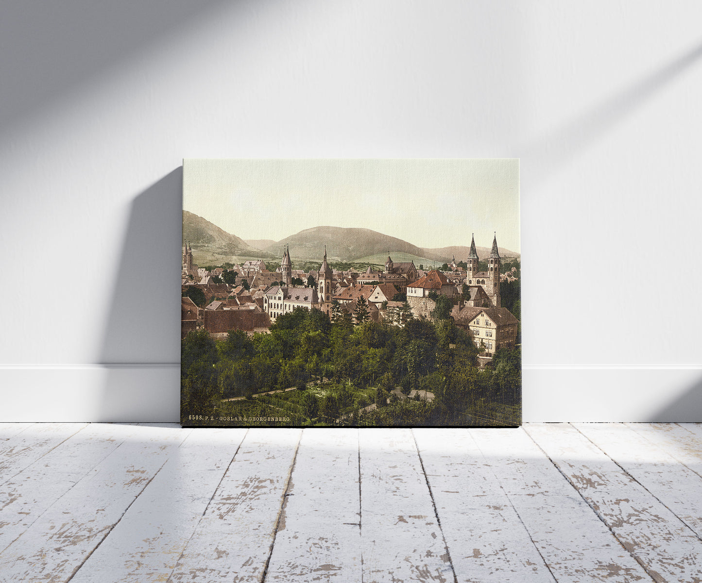 A picture of Goslar and Georgenberg, Hartz, Germany