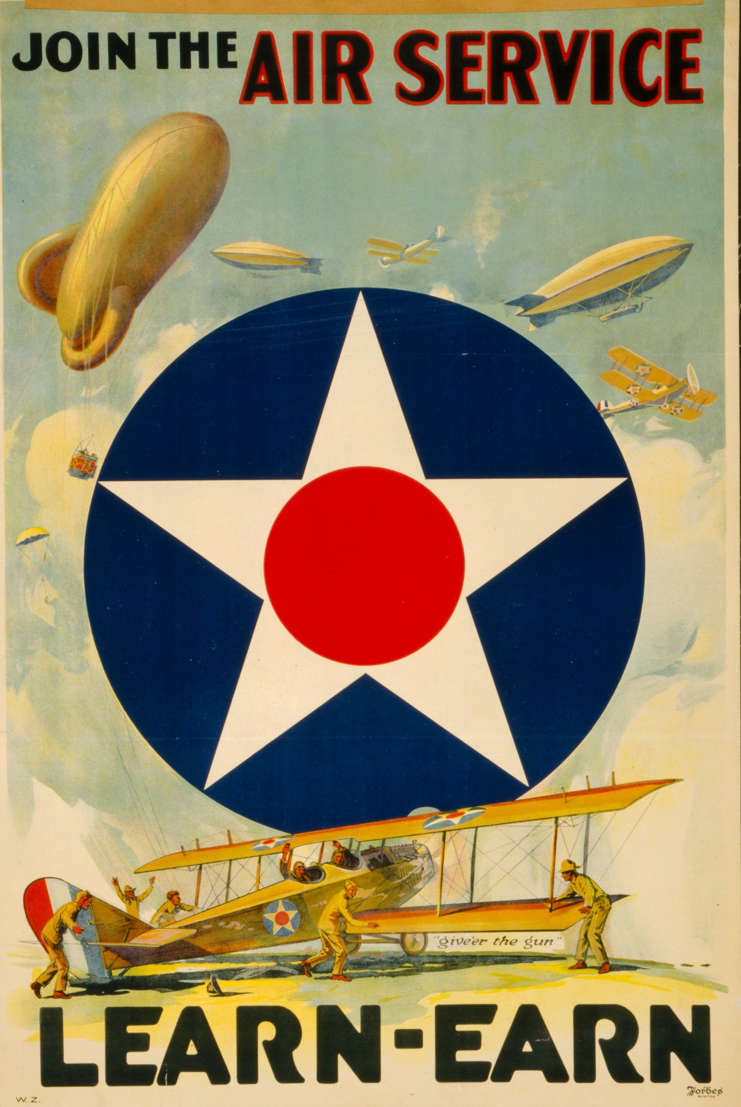 A picture of Join the Air Service Learn - earn.