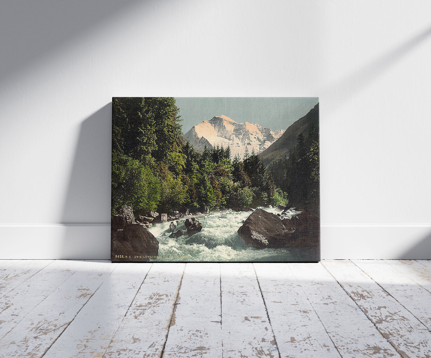 A picture of Jungfrau and Zweilutschine, Bernese Oberland, Switzerland