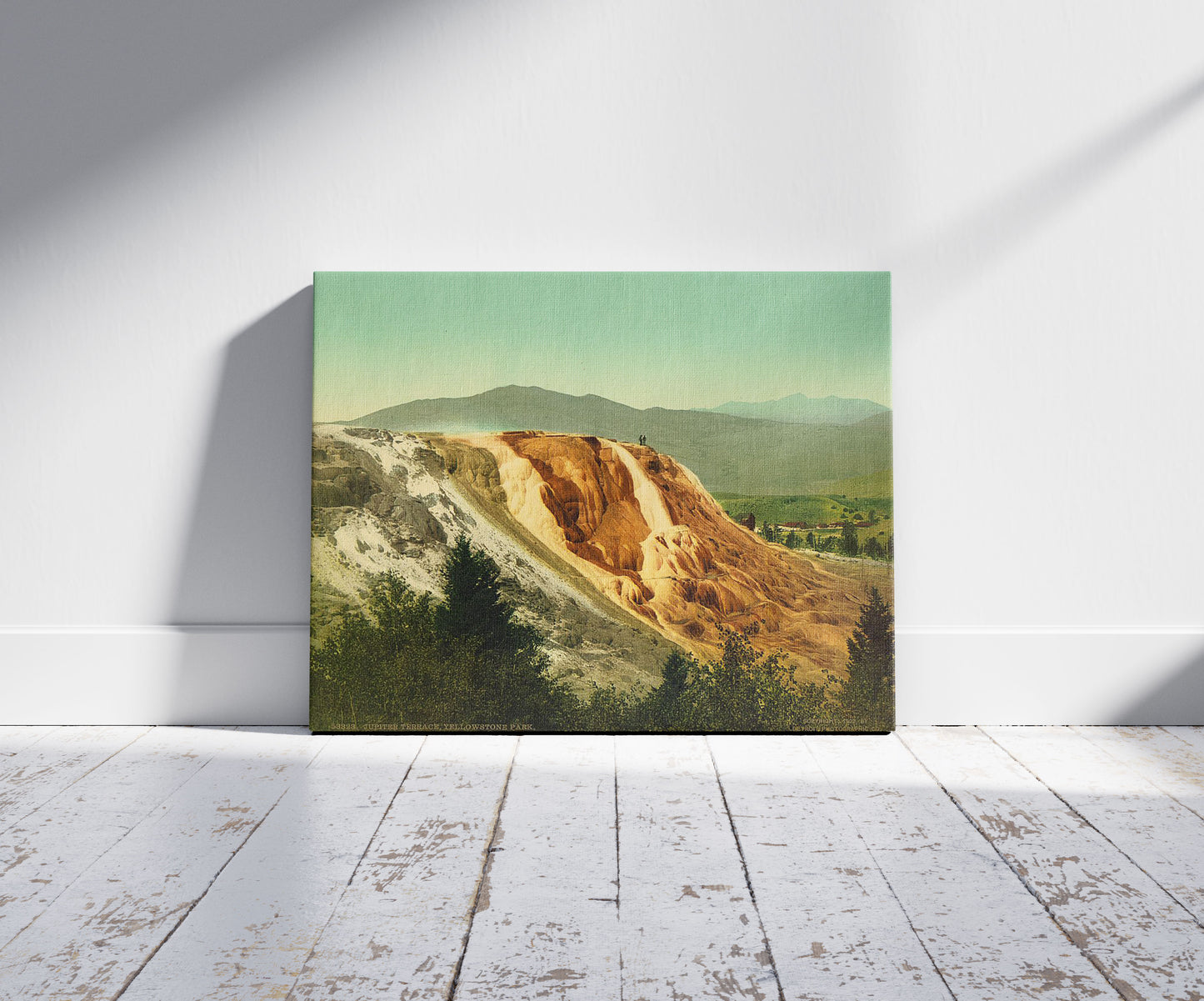 A picture of Jupiter Terrace, Yellowstone Park
