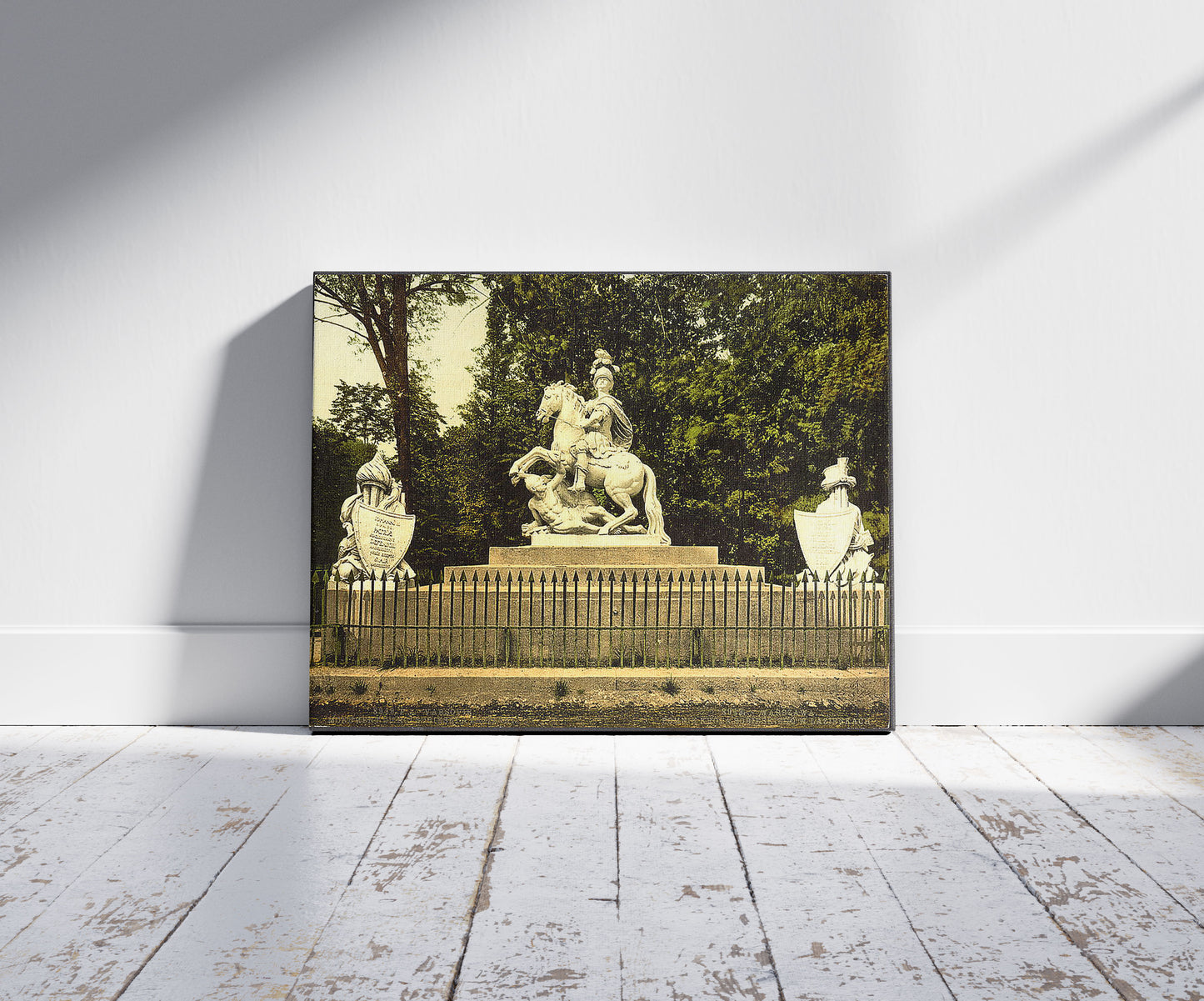 A picture of King Sobieski's monument at Lazionki Lazienki, Warsaw, Poland