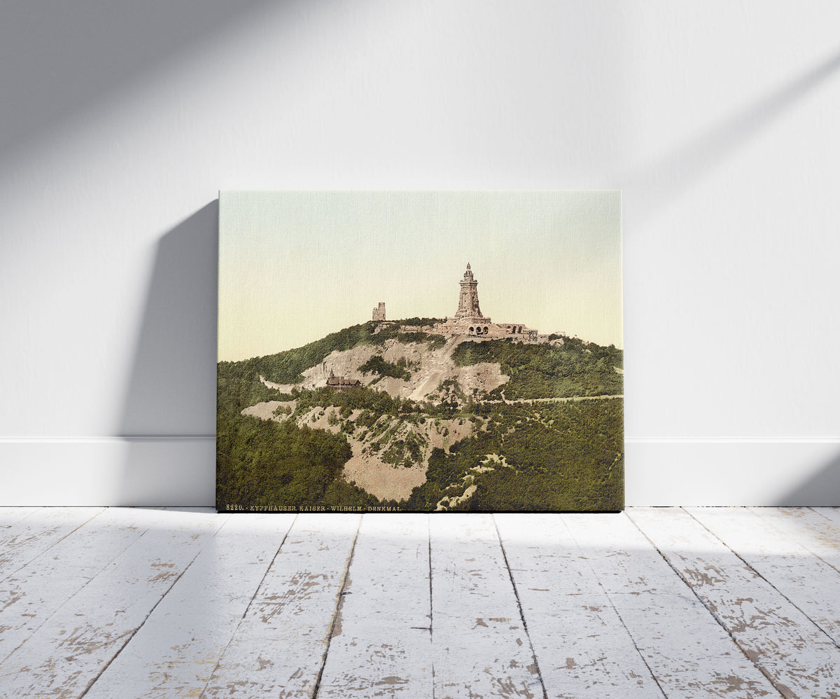 A picture of Kyffhauser and Monument from Gitenkopf, Thuringia, Germany