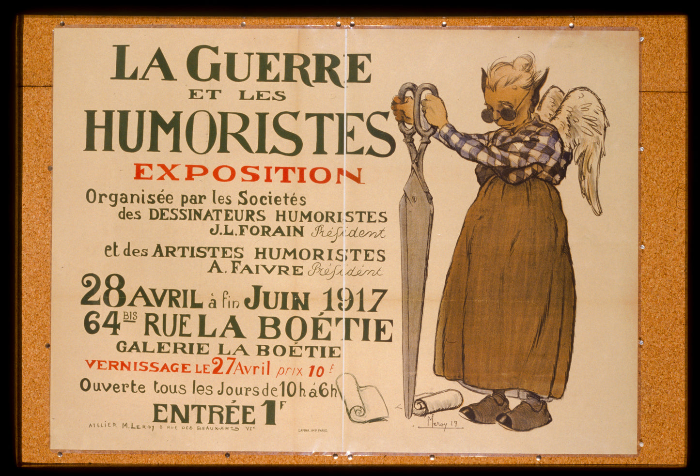 A picture of La guerre et les humoristes. Exposition . . .