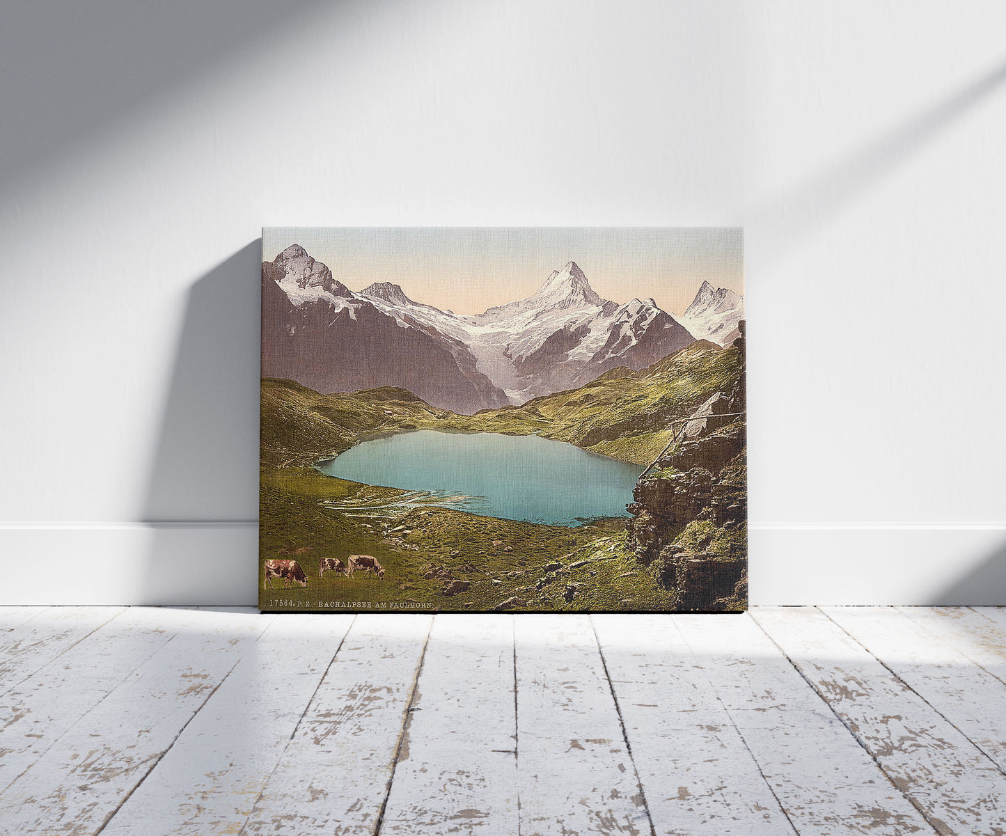 A picture of Lake and Faulhorn, Bernese Oberland, Switzerland