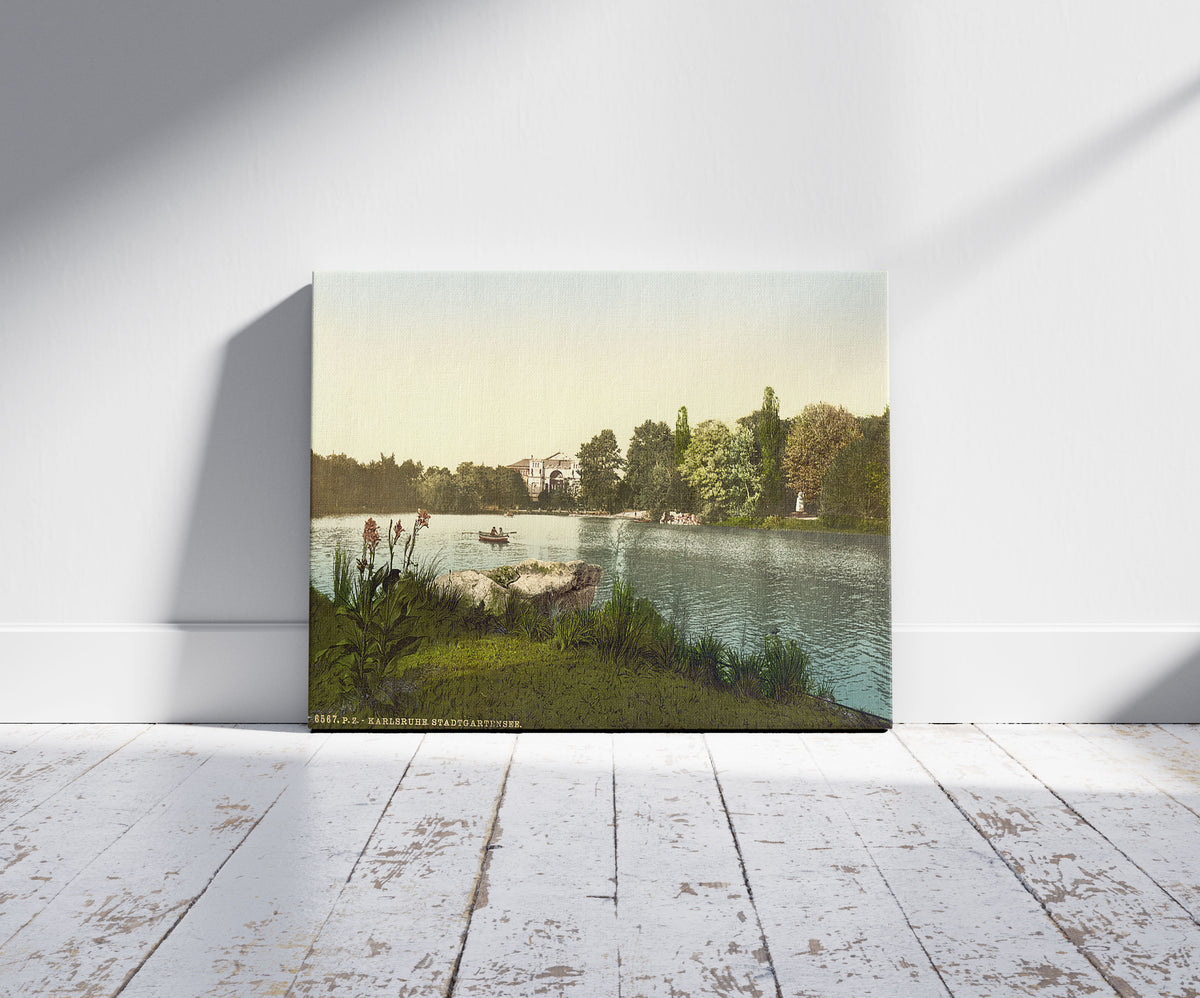A picture of Lake in public garden, Karlsruhe, Baden, Germany
