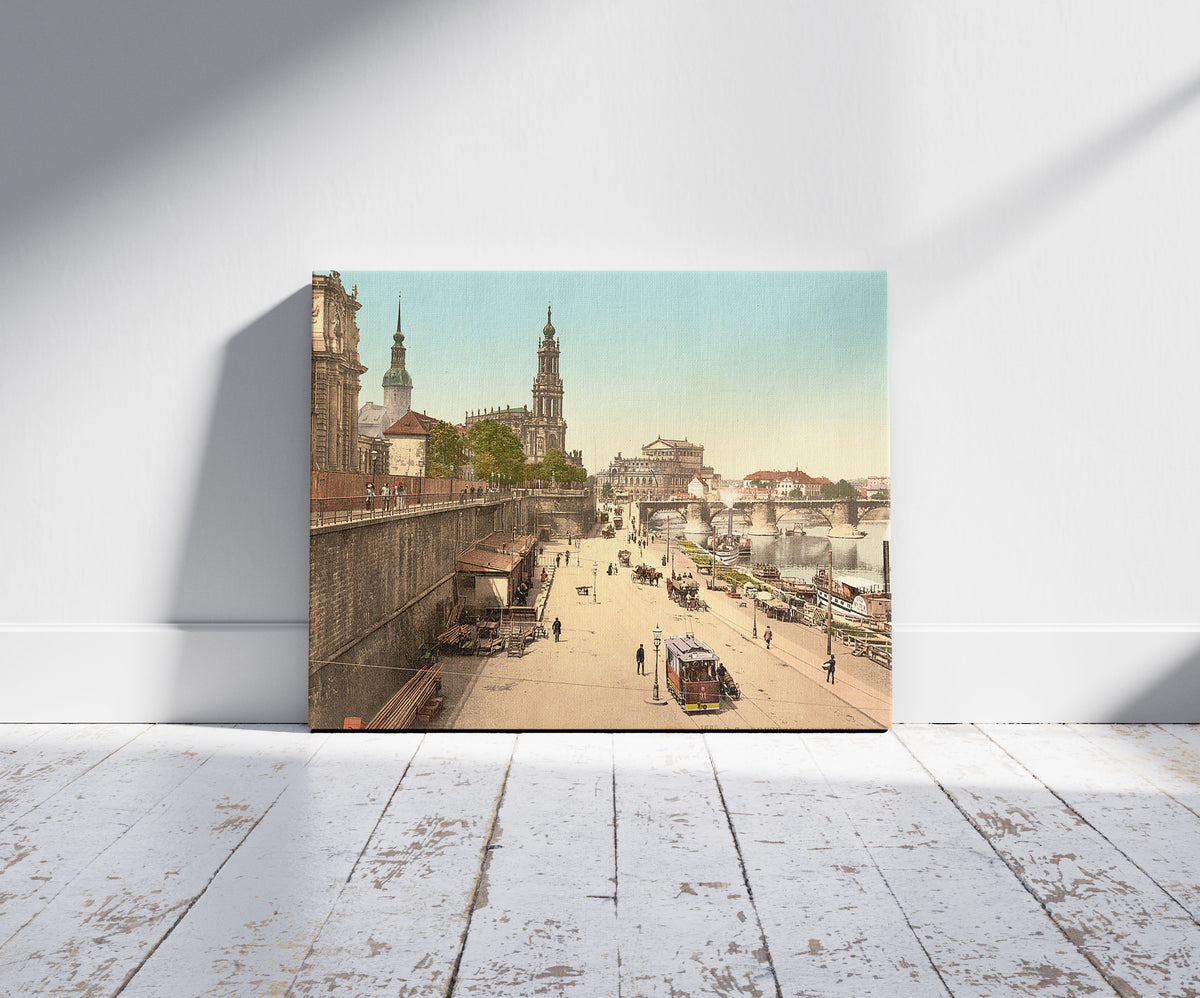 A picture of Landing-place for steamers, Altstadt, Dresden, Saxony, Germany