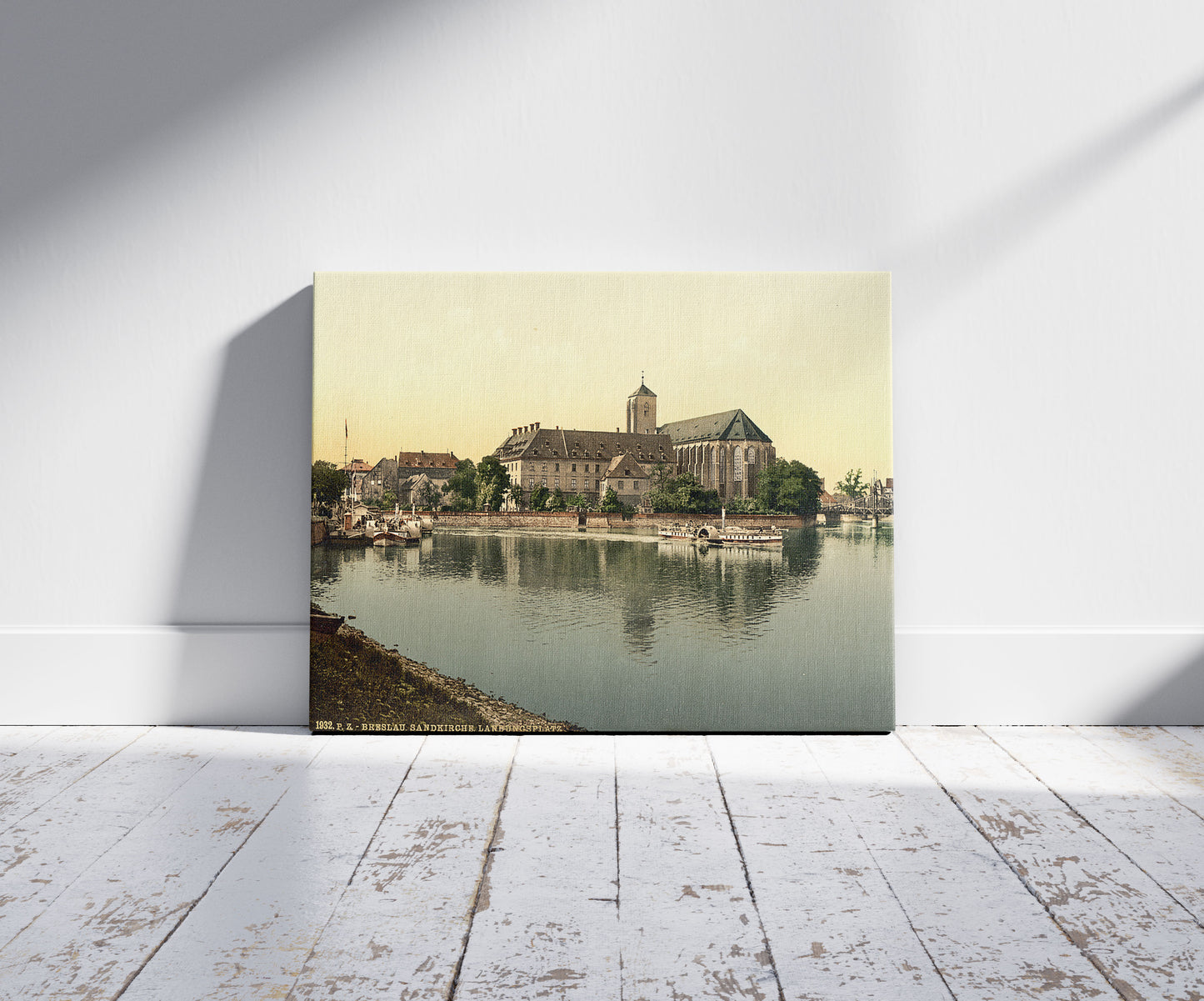 A picture of Landing place, Sand Church, Breslau, Silesia, Germany (i.e., Wrocław, Poland)