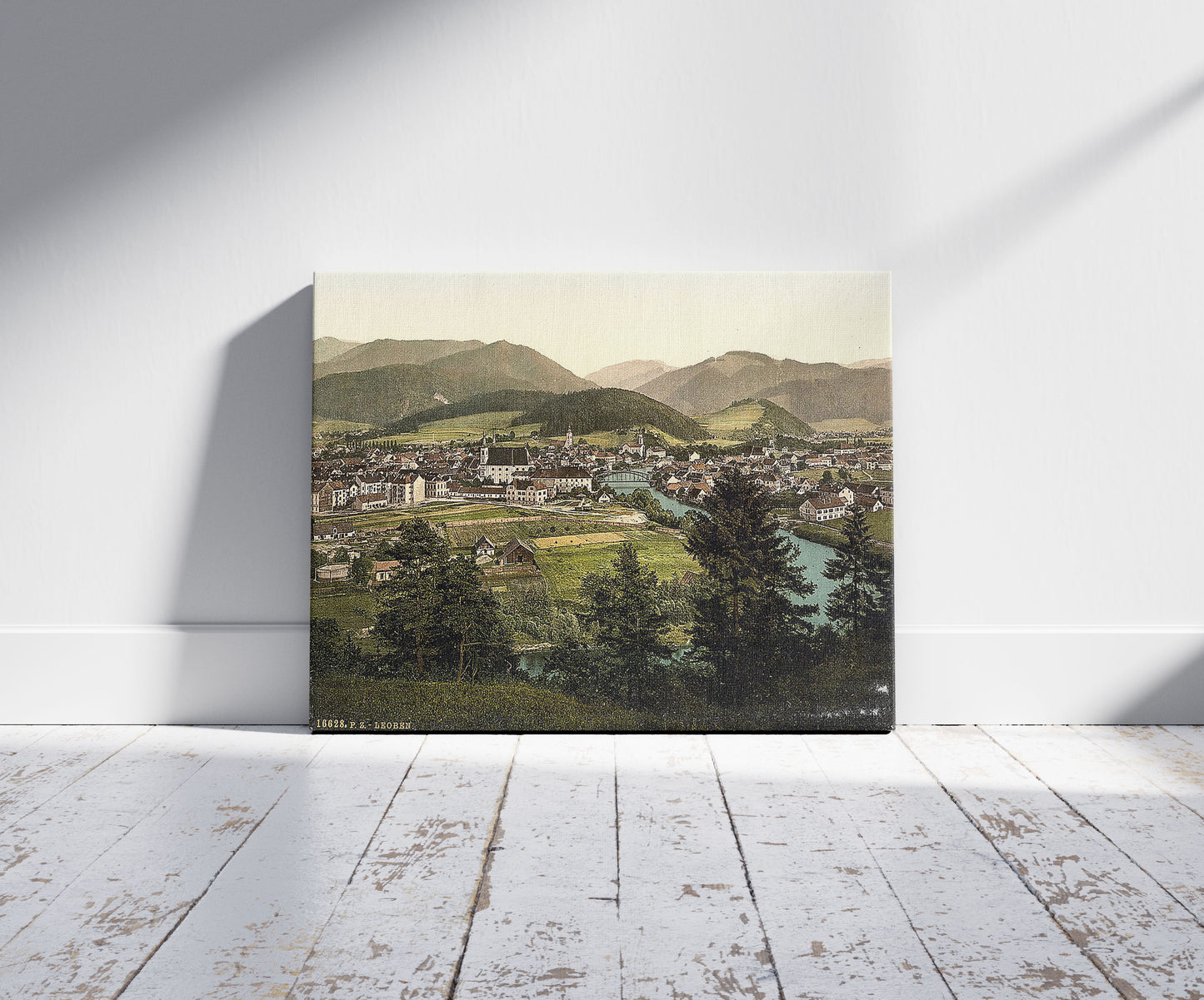 A picture of Leoben, general view, Styria, Austro-Hungary