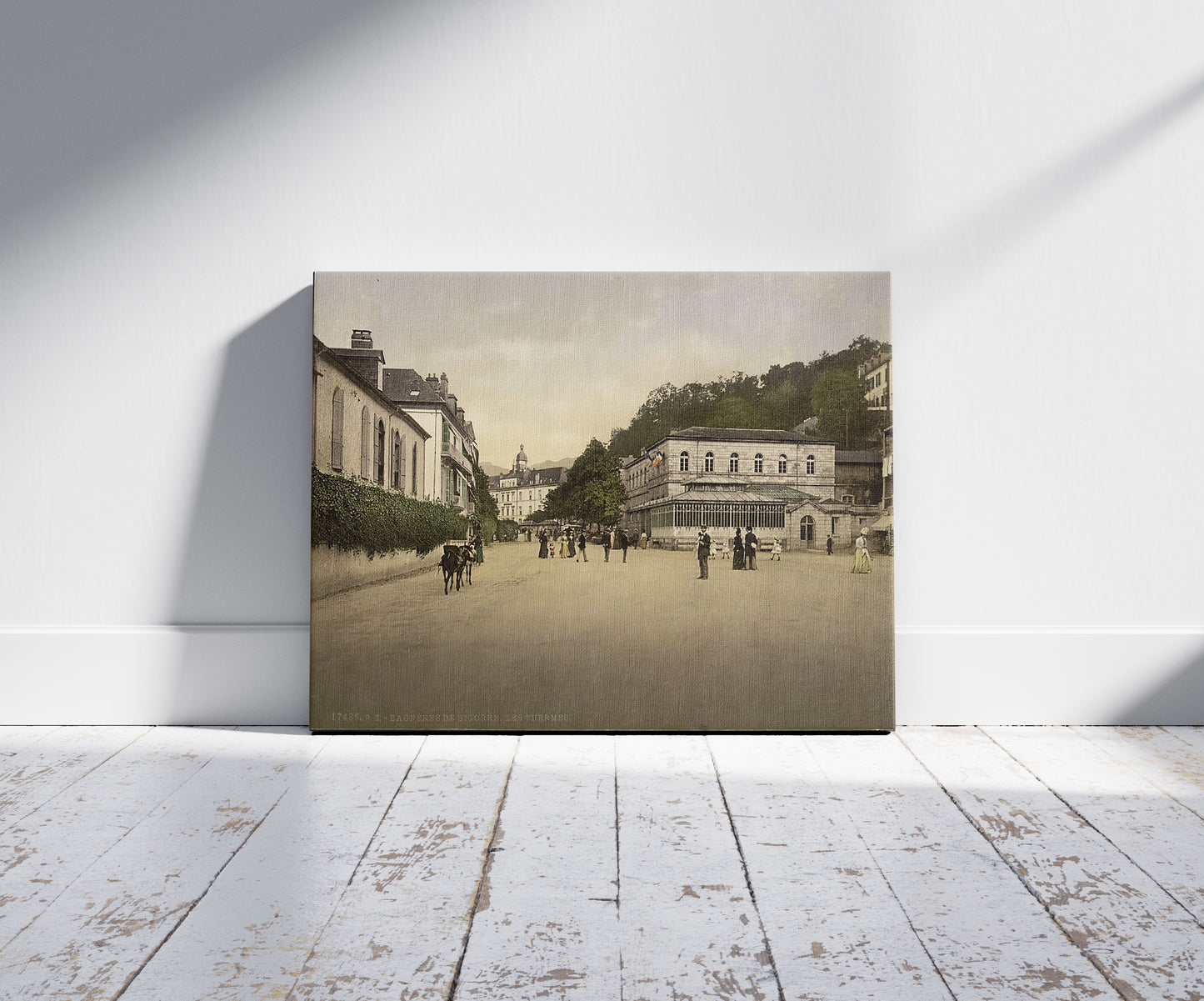 A picture of Les Thermes, Bagneres de Bigorra (i.e., Bagnères-de-Bigorre) Pyrenees, France