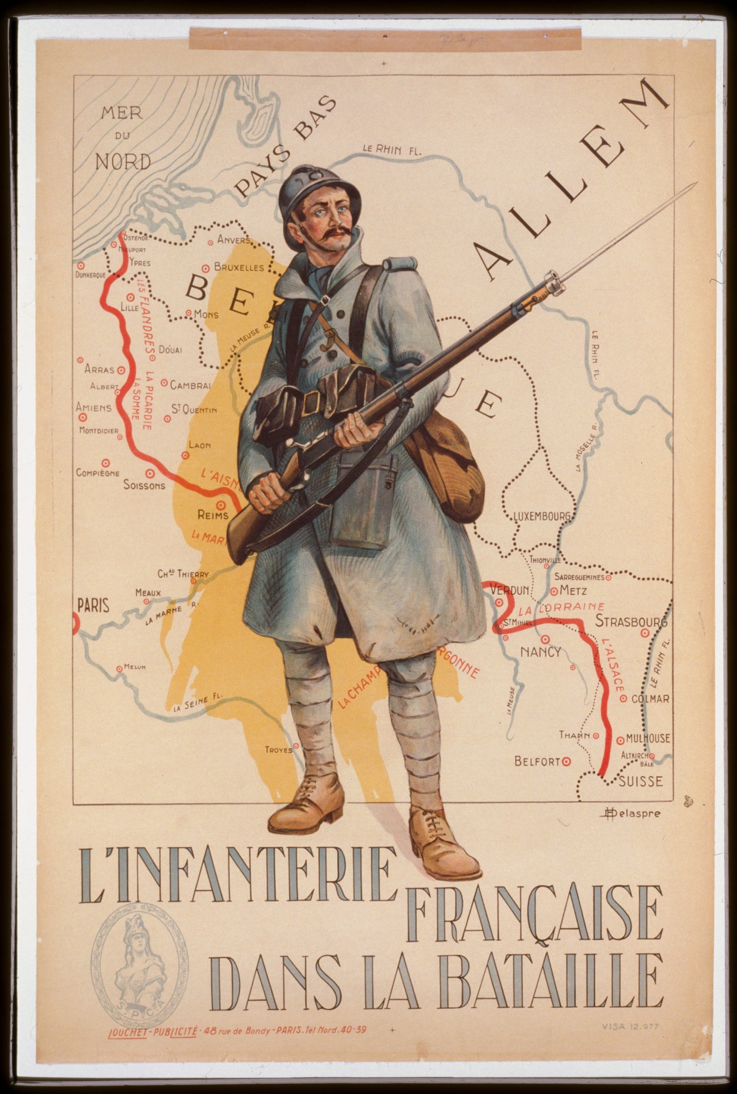 A picture of L'infanterie française dans la bataille