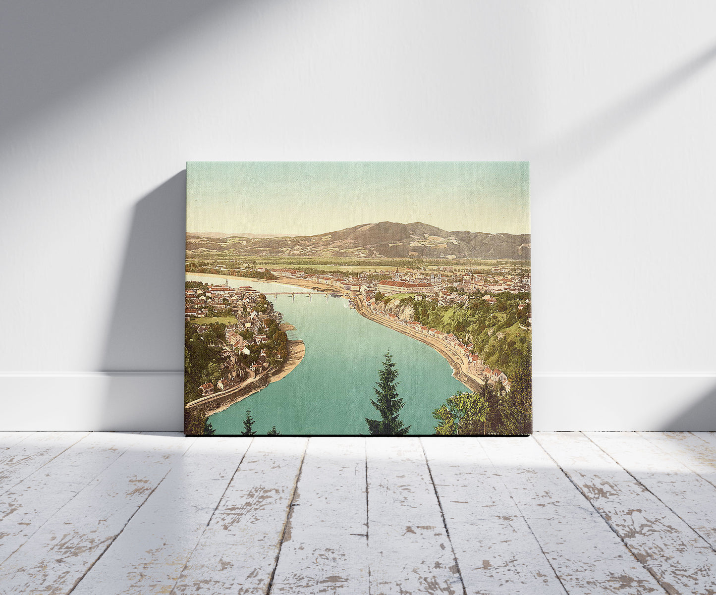 A picture of Lintz (i.e., Linz), general view, Upper Austria, Austro-Hungary