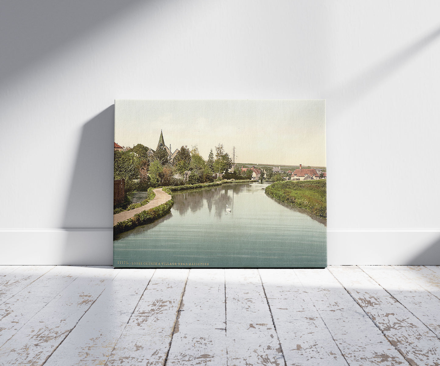 A picture of Loose Church and village, near Maidstone, England