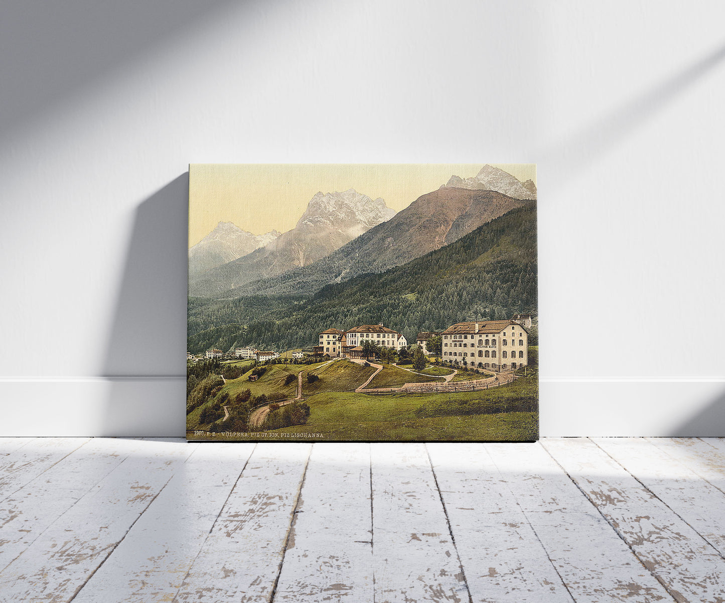 A picture of Lower Engadine, Vulpera with Mountains, Grisons, Switzerland