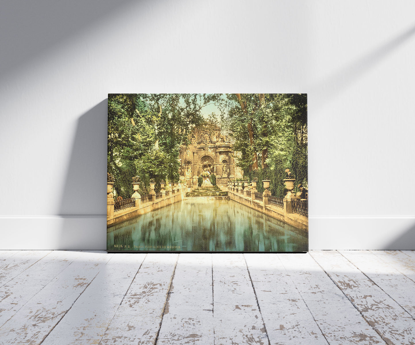 A picture of Luxembourg Gardens, the Medici fountains, Paris, France