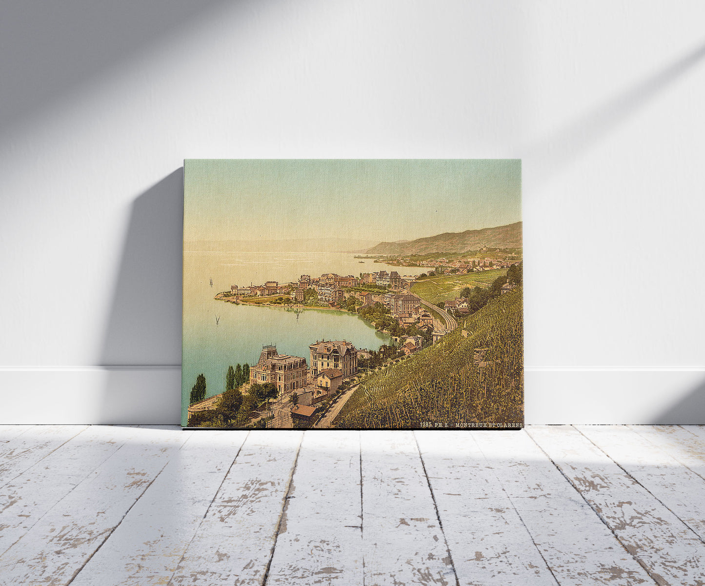 A picture of Montreux, and Clarens, Geneva Lake, Switzerland