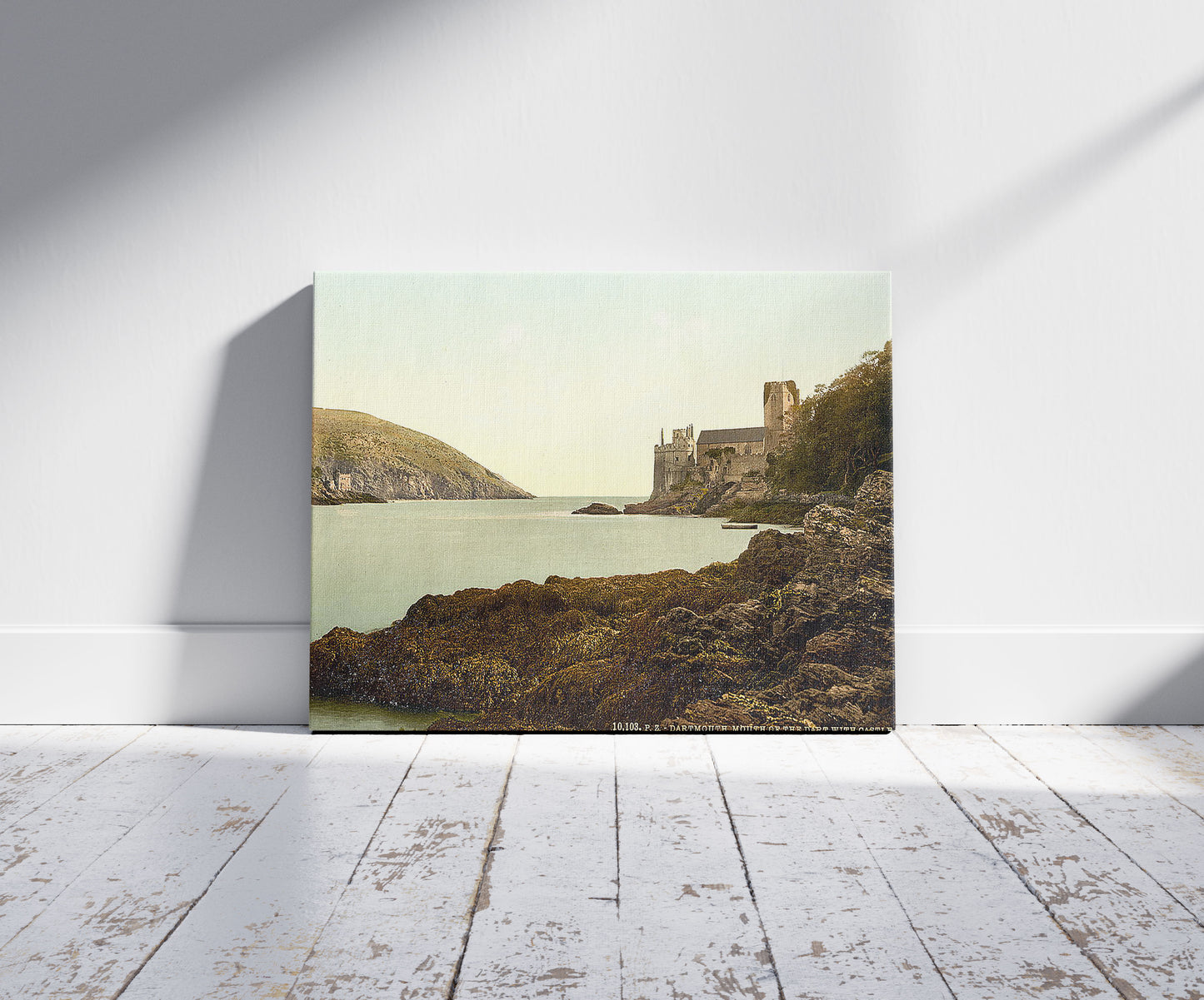 A picture of Mouth of the Dart with castle, Dartmouth, England