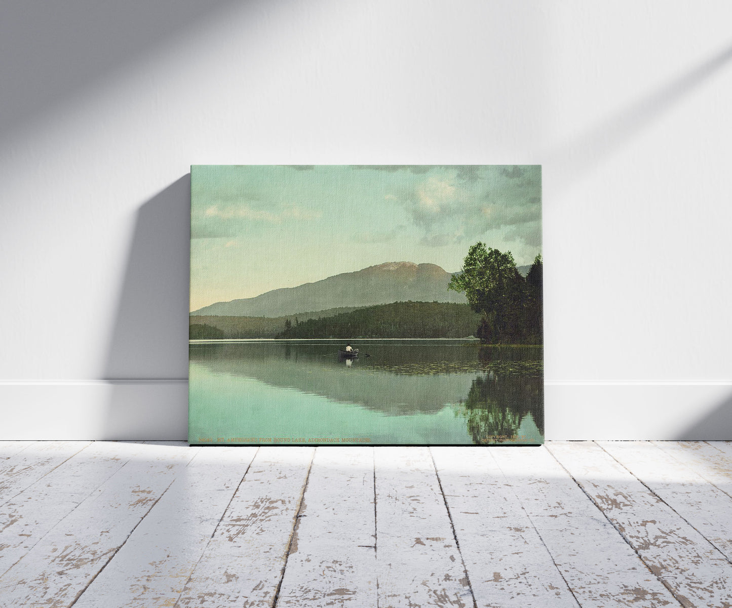 A picture of Mt. Ampersand from Round Lake, Adirondack Mountains