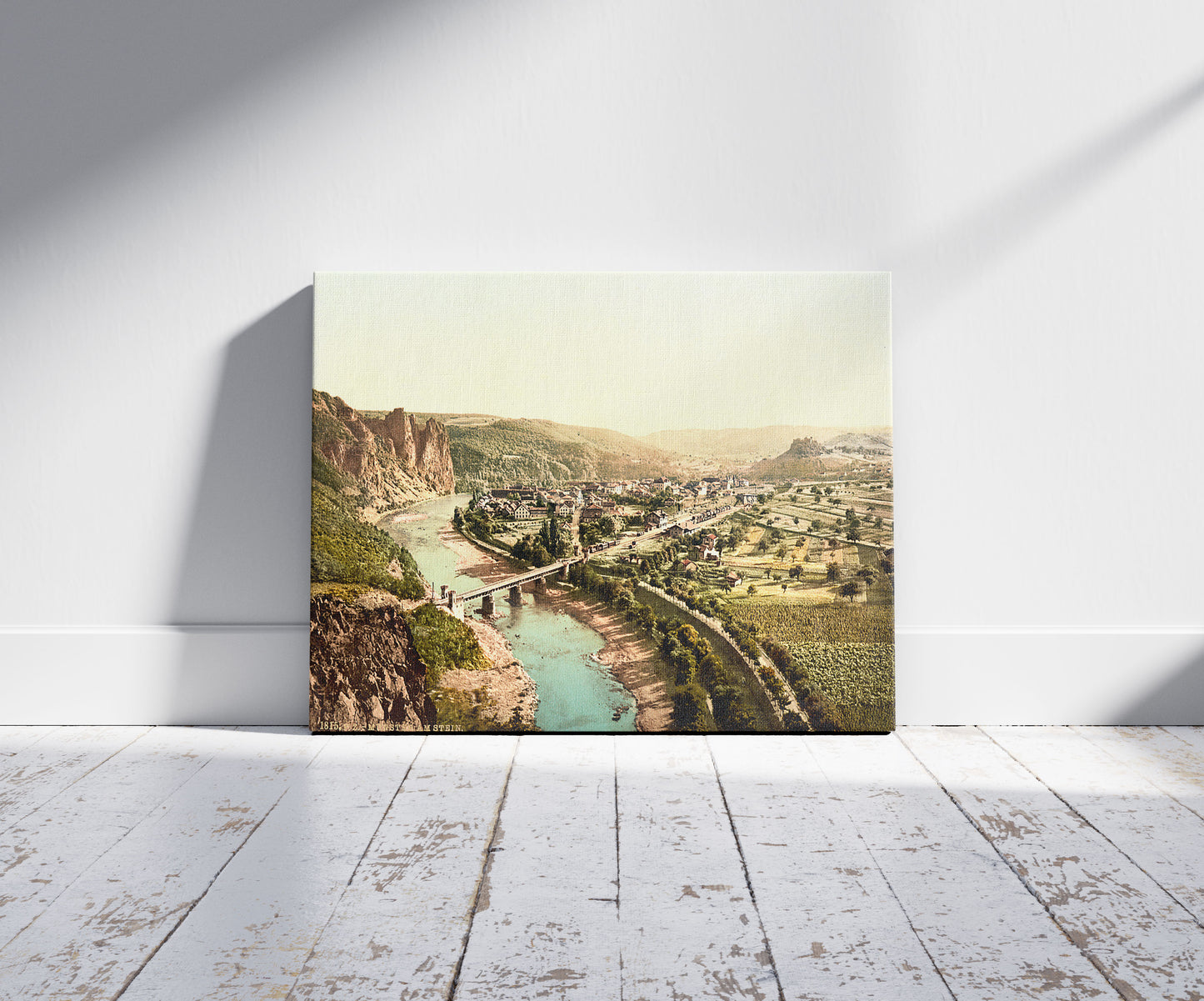 A picture of Munster am Stein (i.e., Bad Münster am Stein-Ebernburg), Nahethal, Rhenish Prussia, Germany